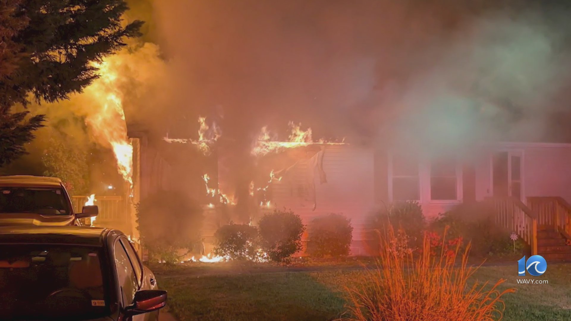 Crews in York County respond to house fire Thursday night – WAVY.com