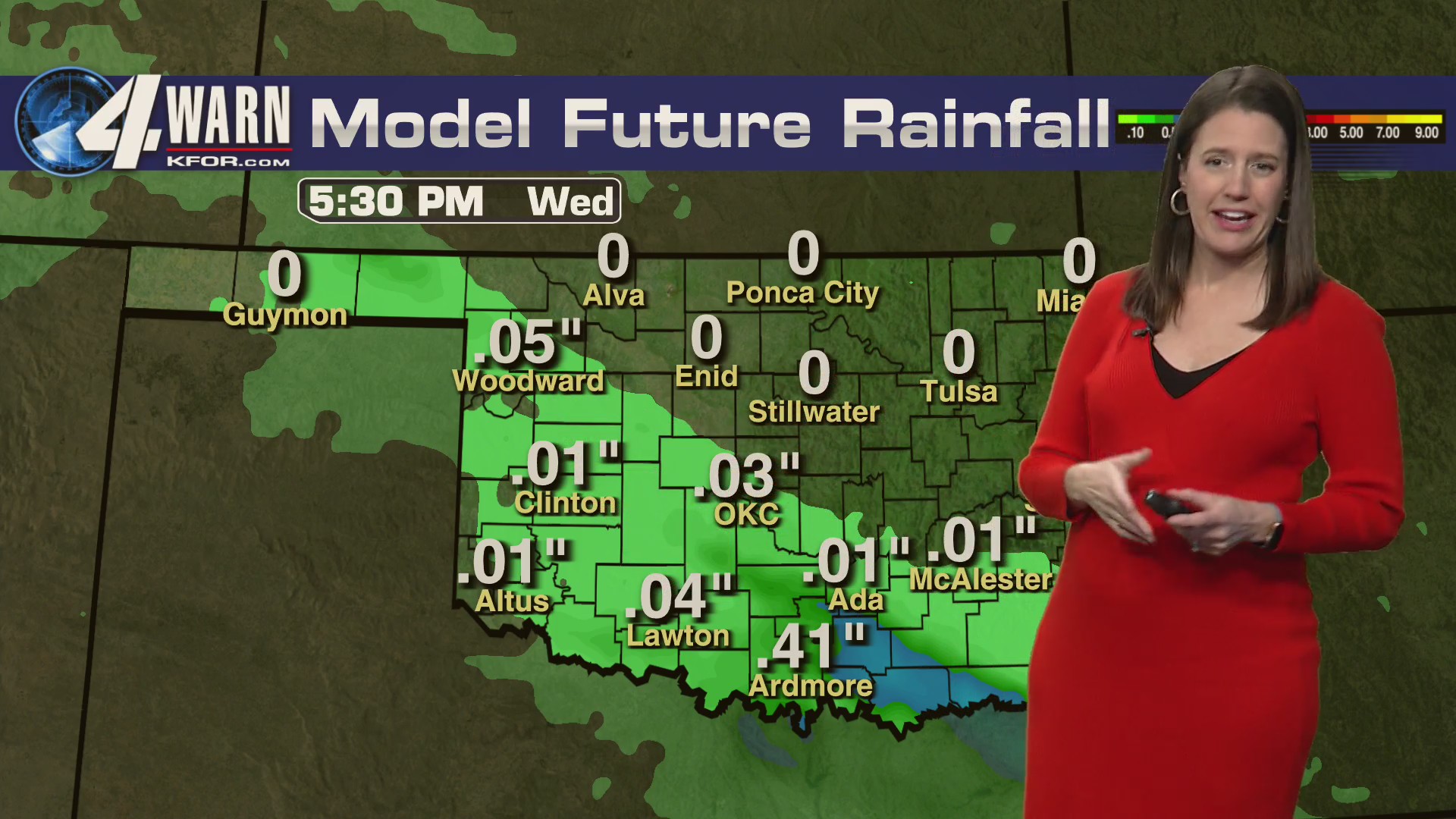 Emily Sutton talks about a warm-up, fire danger and our next rain ...