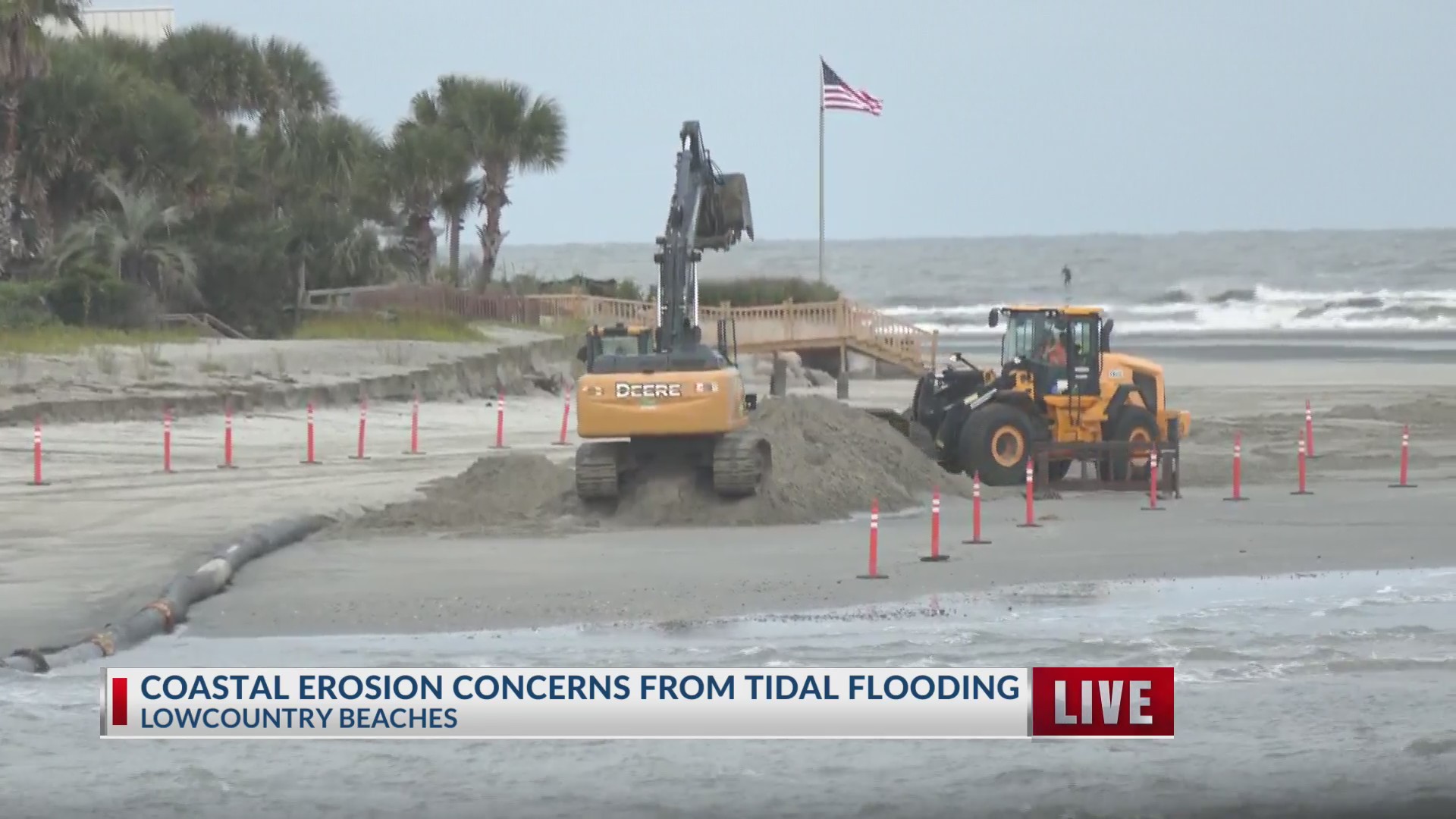 Coastal erosion concerns from tidal flooding – WCBD News 2