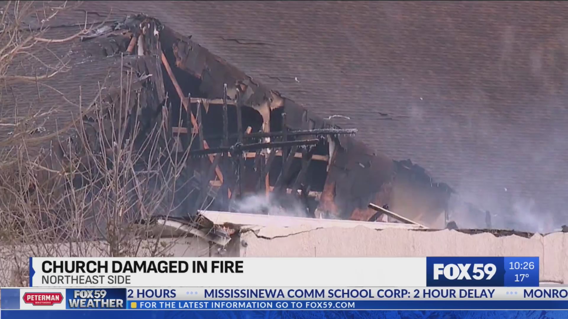 Church catches fire on Indy’s northeast side – Fox 59