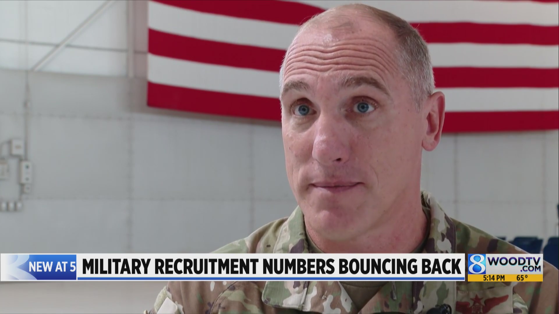 Military recruitment numbers bouncing back