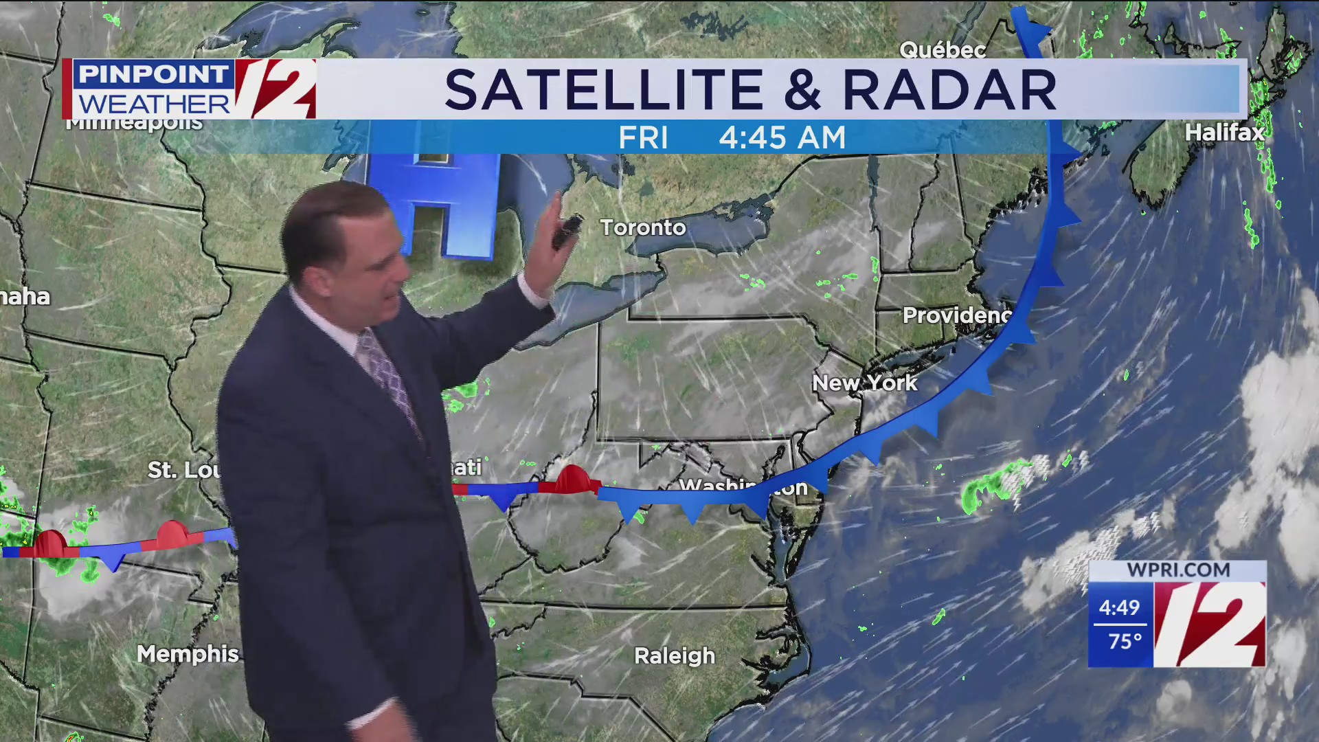 WPRI 12 Weather Forecast for 7/18/25: Less humid and dry today – WPRI.com