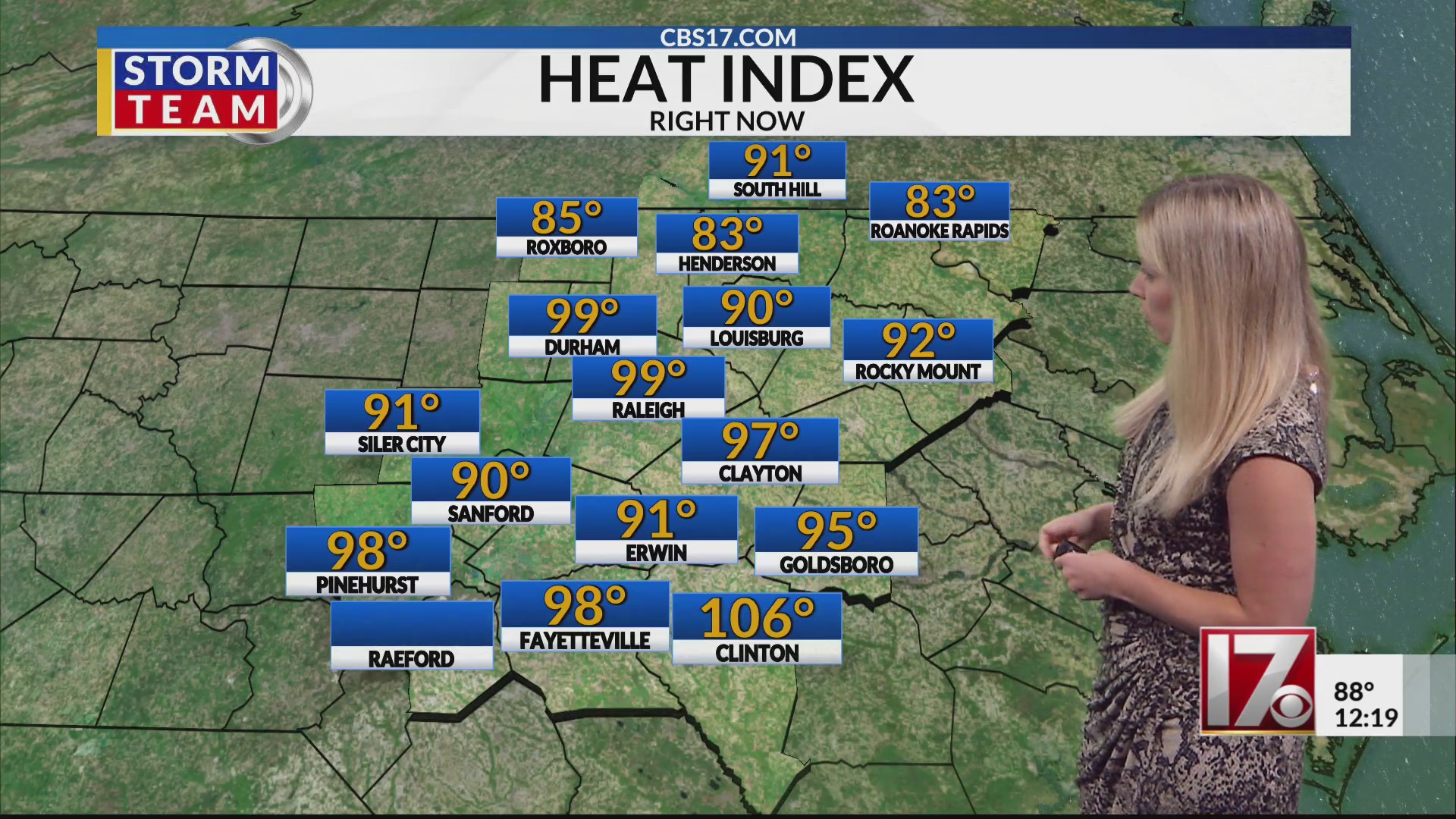 Severe risk Thursday then dangerous prolonged heat in central NC ...
