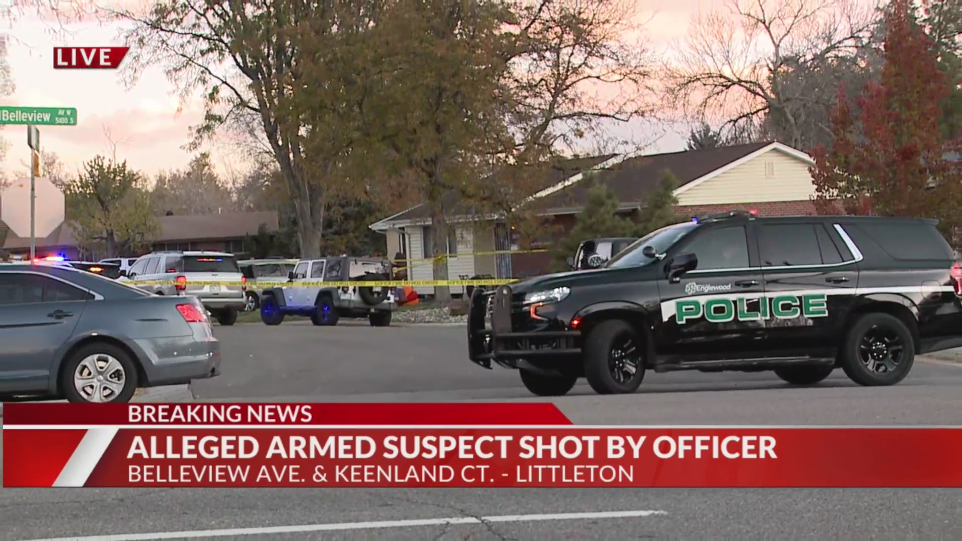 Alleged armed suspect injured after shots fired by Littleton officer ...