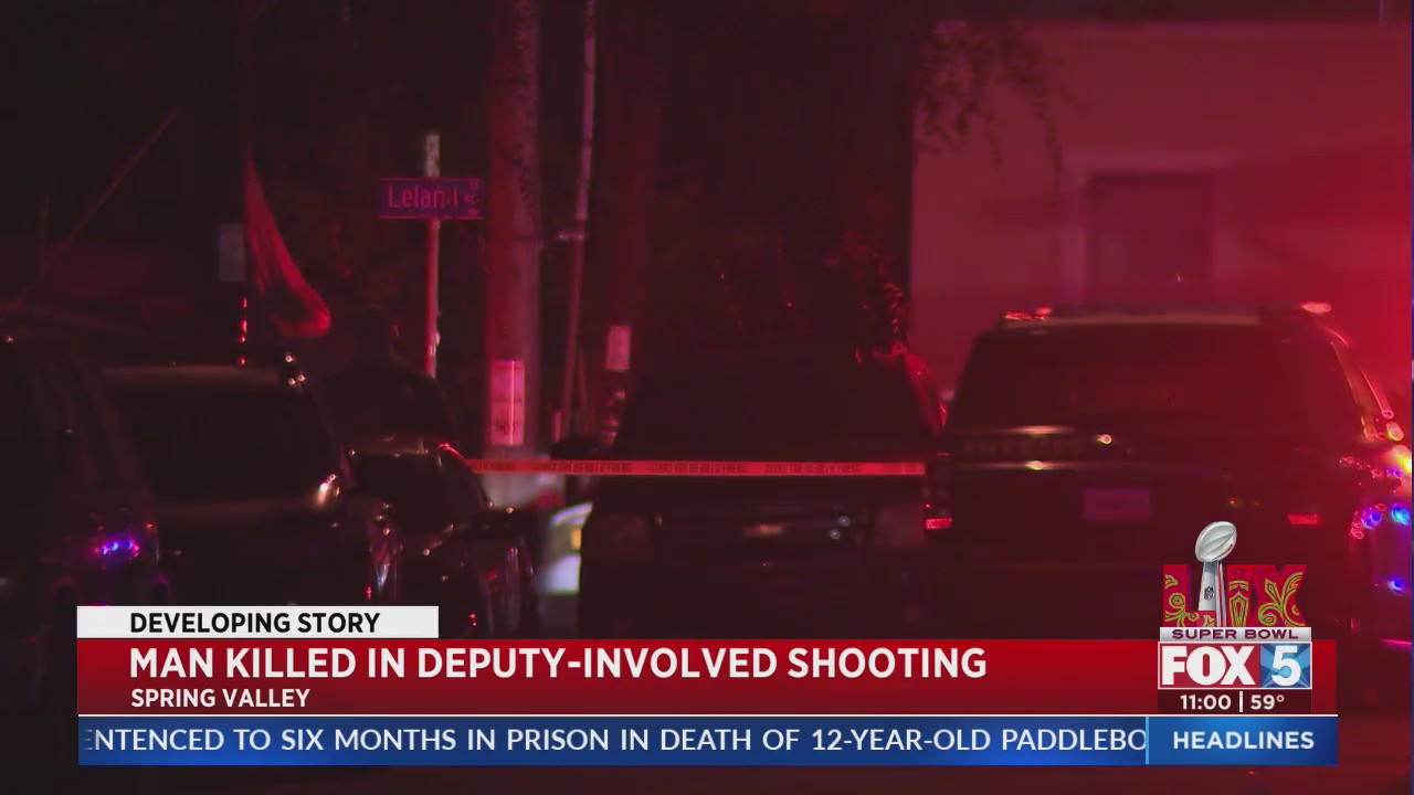 Man killed in deputy-involved shooting – FOX 5 San Diego & KUSI News