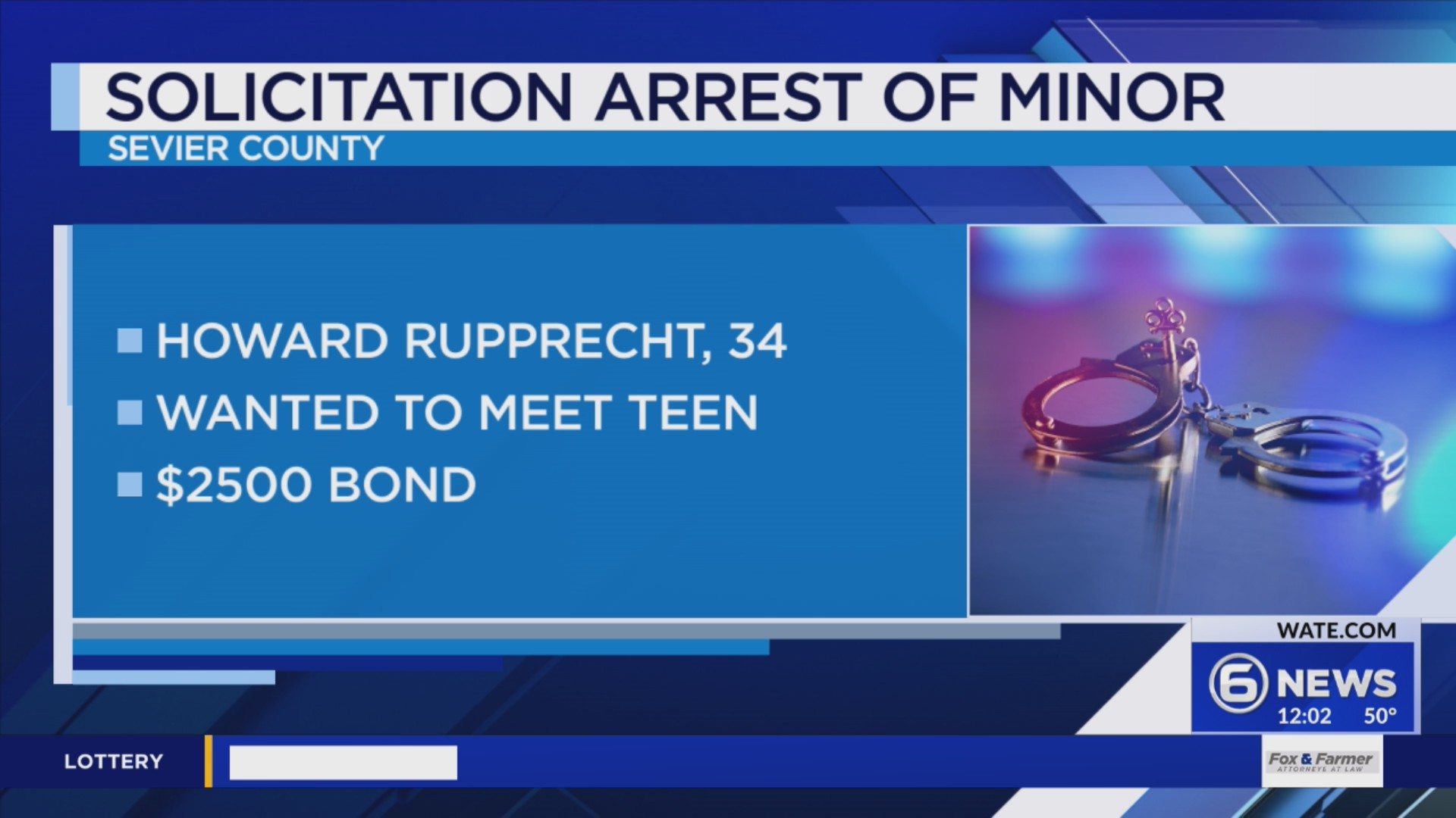 Solicitation arrest of Knoxville man in Sevier County – WATE 6 On Your Side