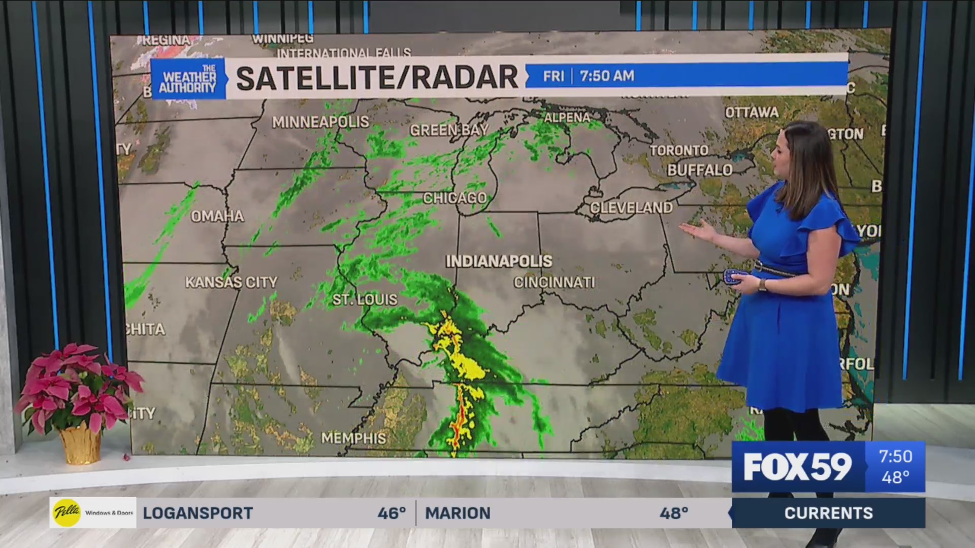 Soggy end to the week; tracking mild weather this weekend – Fox 59