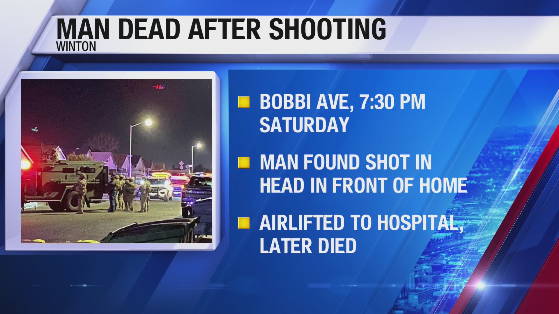 2 in questioning after Winton man fatally shot in head – CBS47 and ...