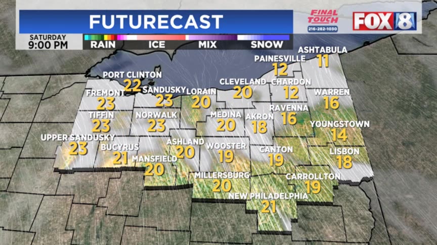 Cold, flurries throughout the weekend – Fox 8 Cleveland WJW