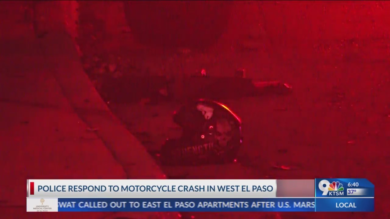 Serious motorcycle crash closes lanes on N. Mesa in West El Paso – KTSM ...