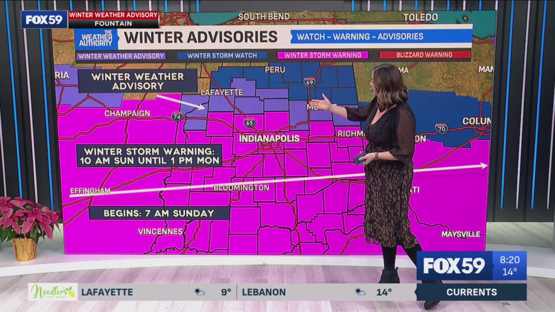 Winter Storm Warning issued for central Indiana on Sunday – Fox 59