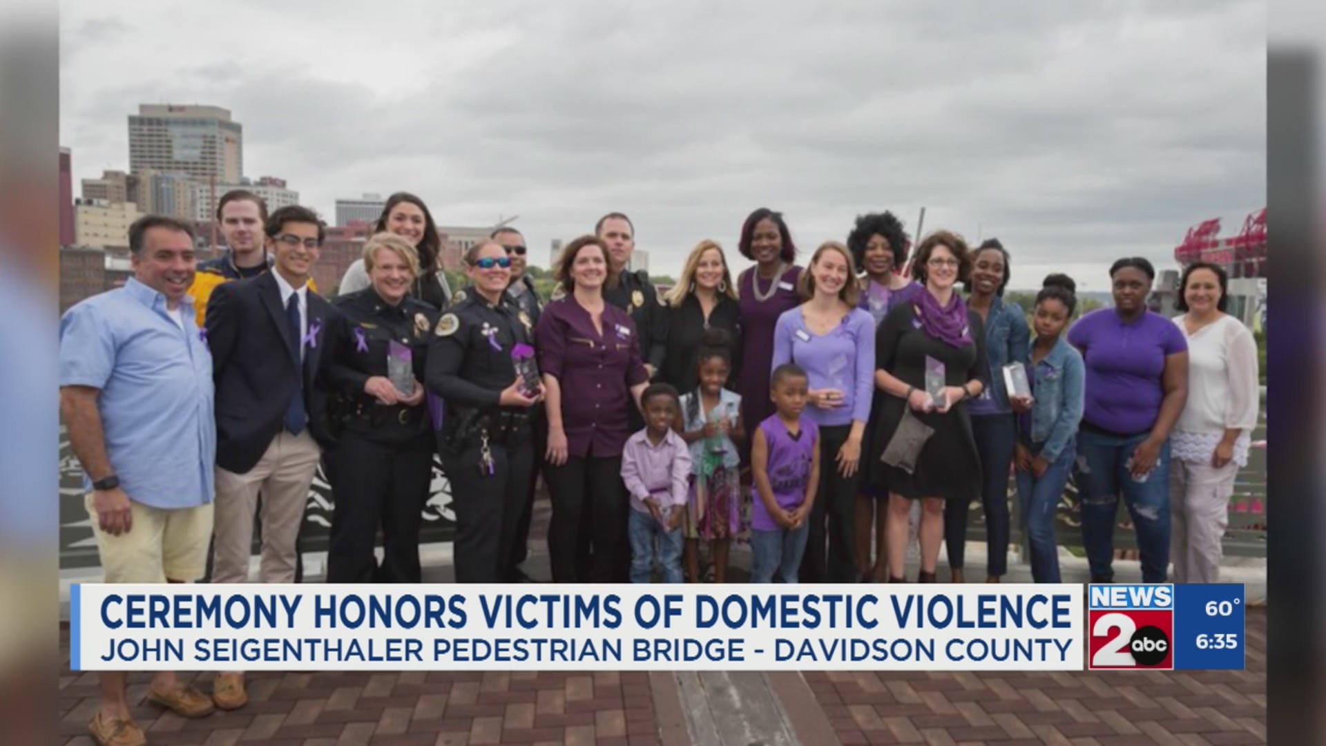 Ceremony honors victims of domestic violence in downtown Nashville ...