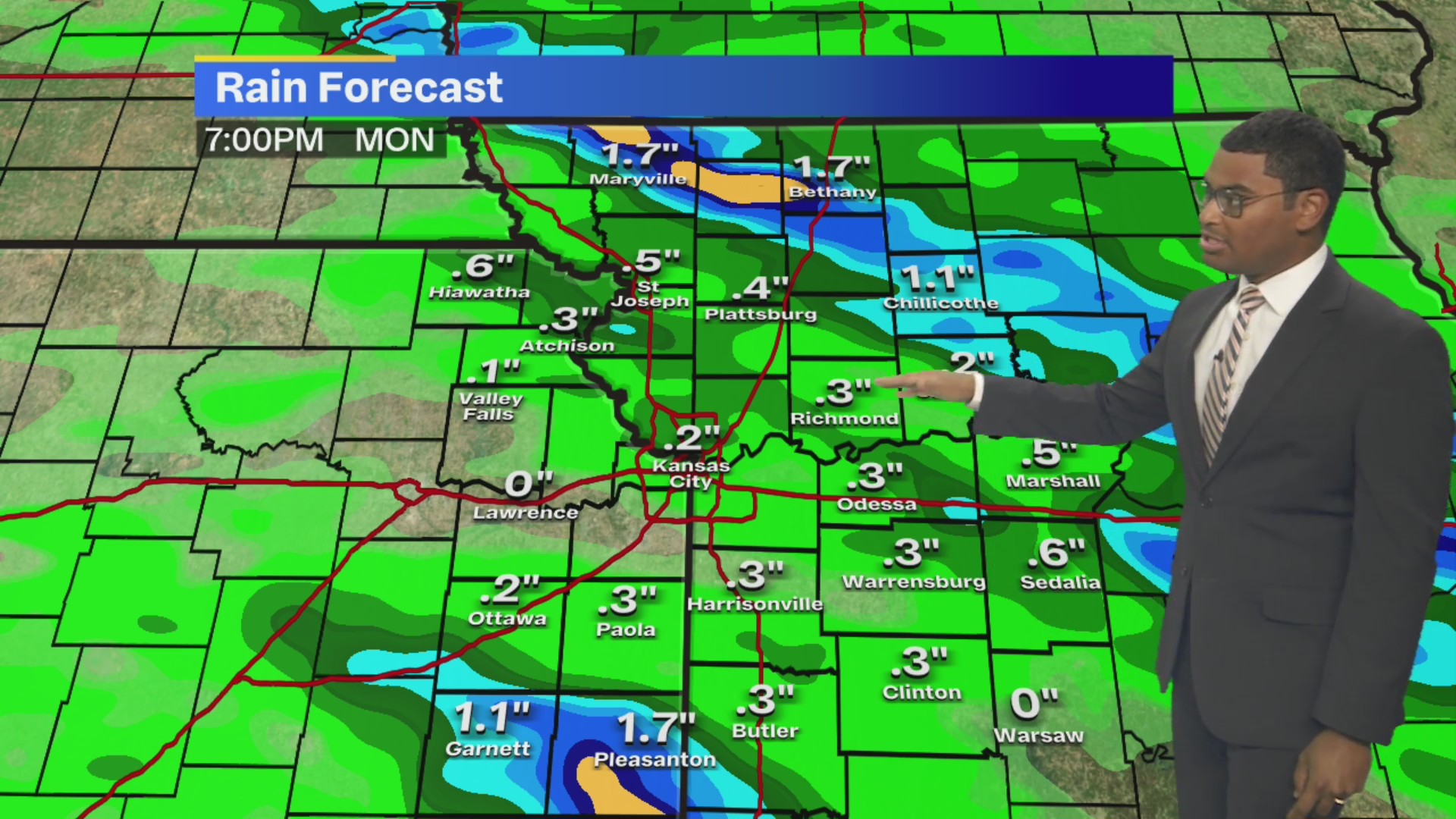 Rain coming in for Monday – FOX 4 Kansas City WDAF-TV | News, Weather ...