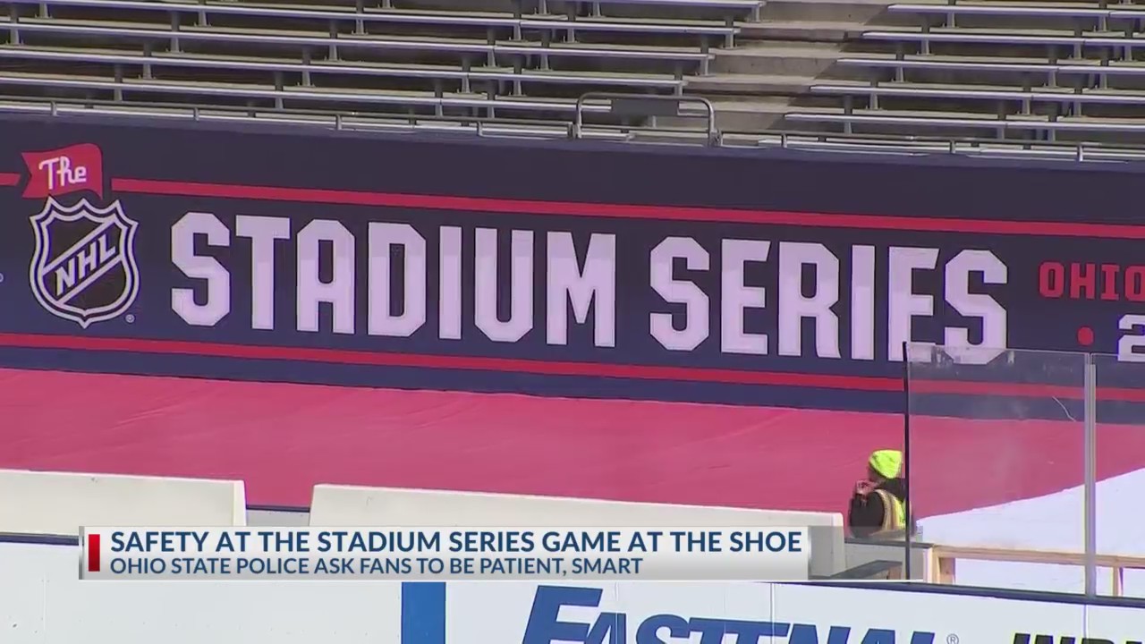 What safety measures are in place for NHL Stadium Series at Ohio