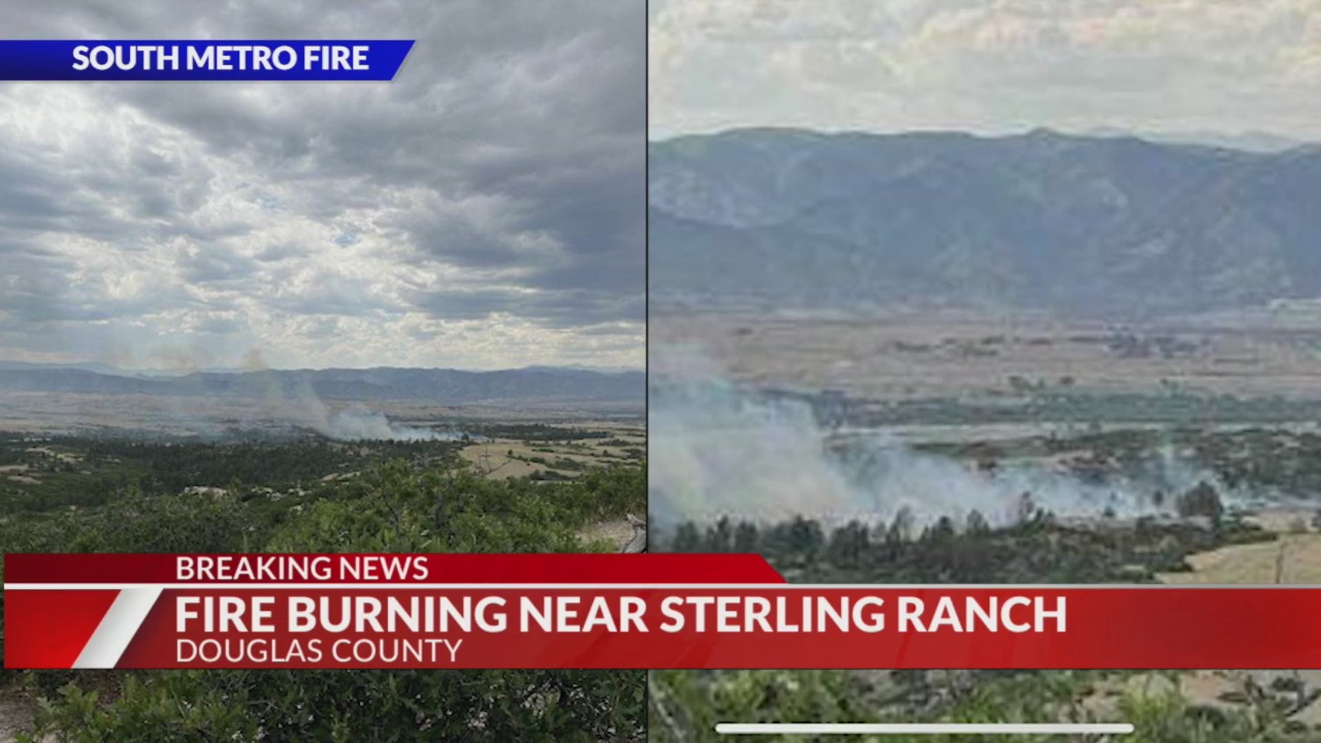 Fire burning near Sterling Ranch in Douglas County – FOX31 Denver