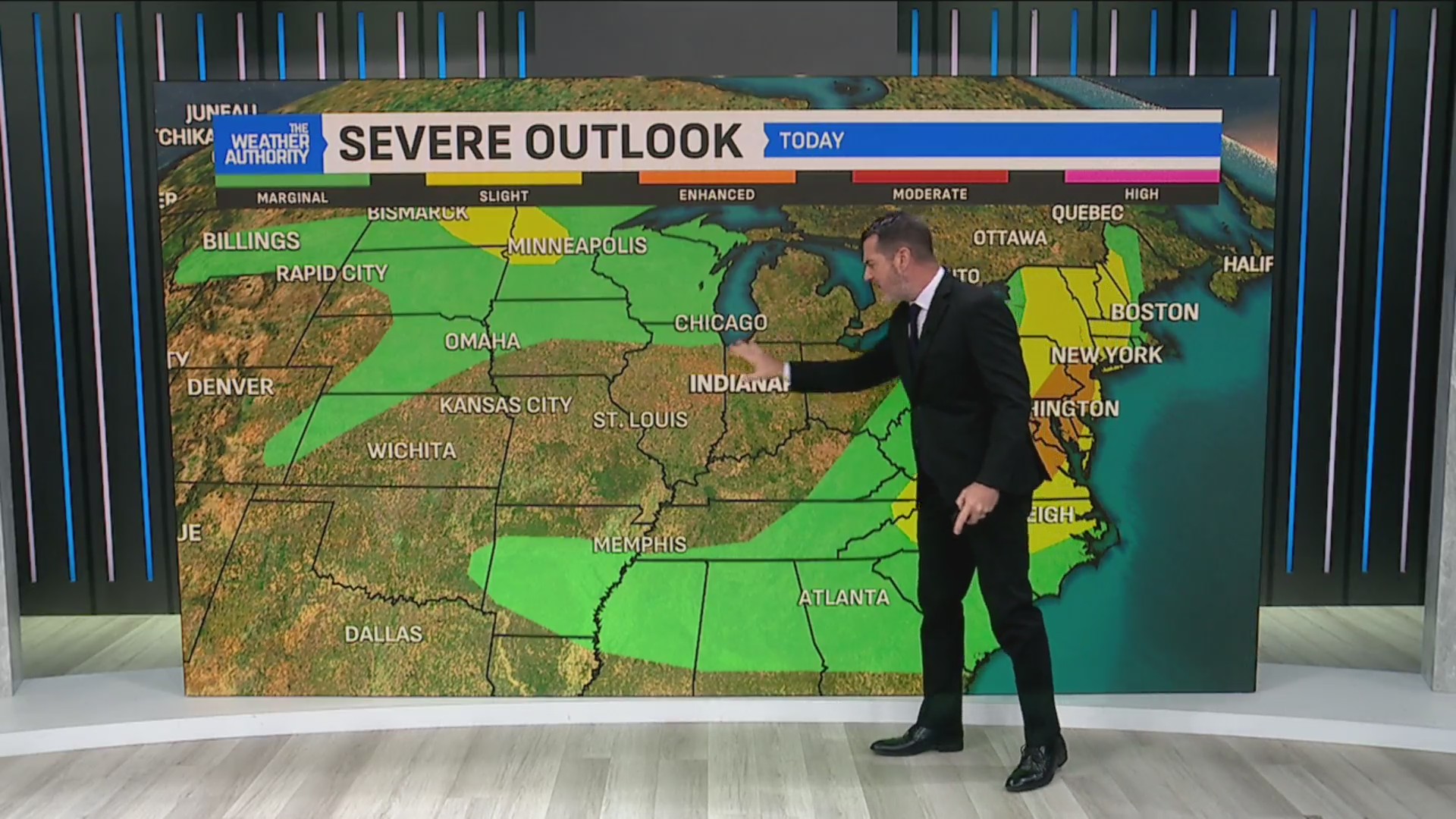 Spotty shower chances today before hot dome arrives – Fox 59