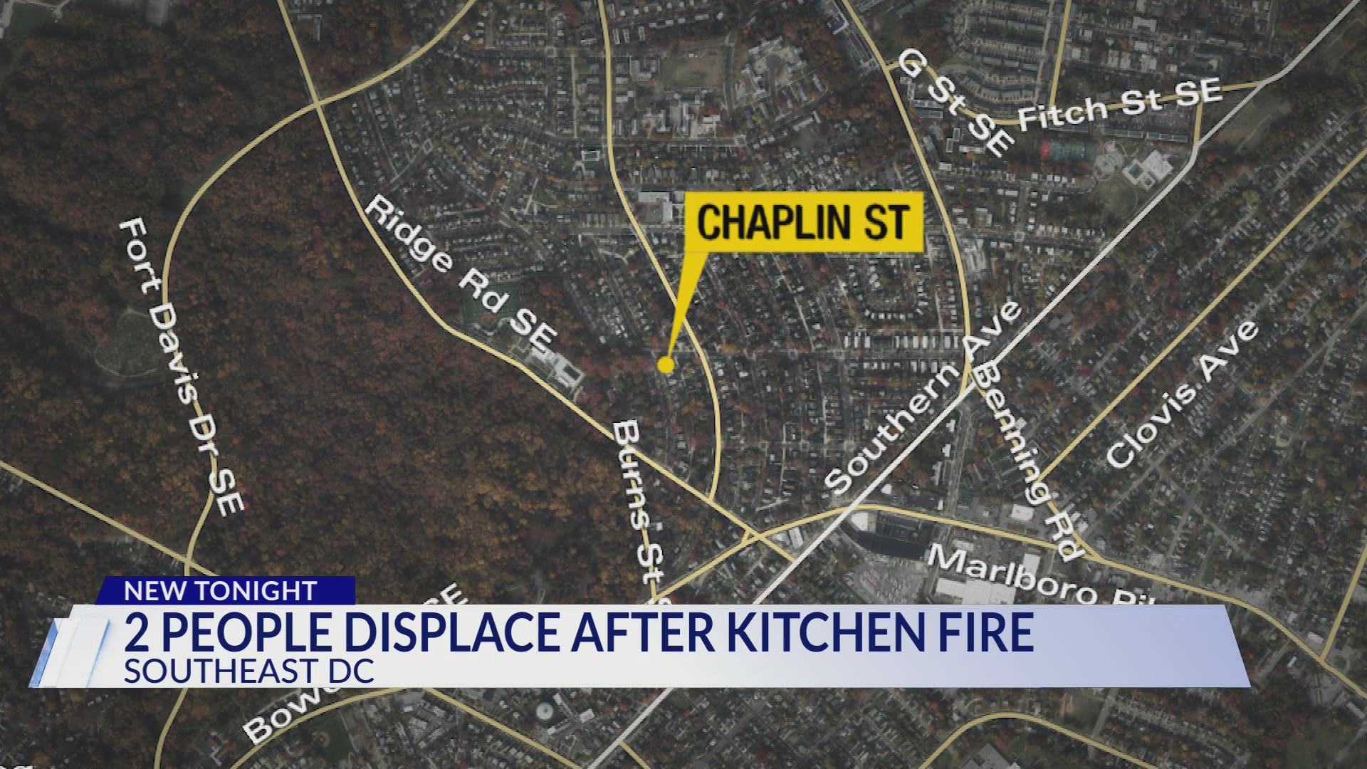 Kitchen fire displaces two people in Southeast DC – DC News Now | DC ...