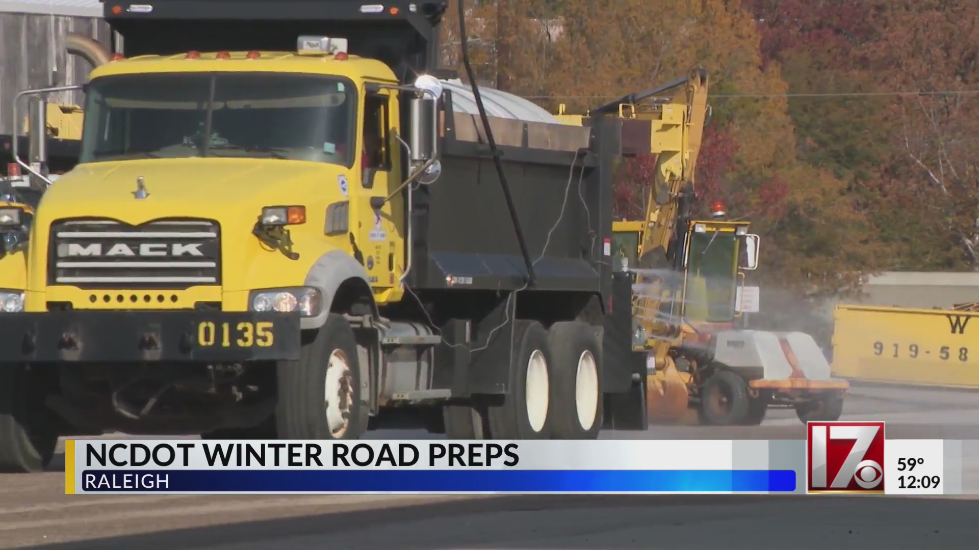 NCDOT winter road preparation in central NC – CBS17.com