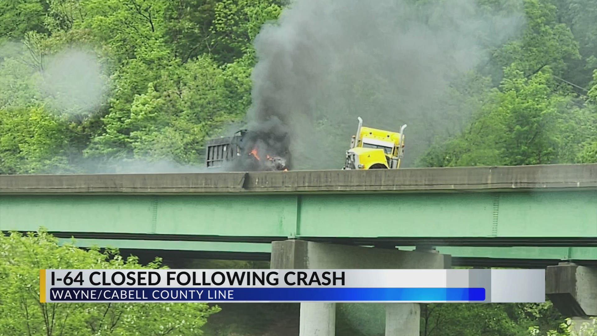 Multi-vehicle crash closes I-64W in Cabell Co – WOWK 13 News