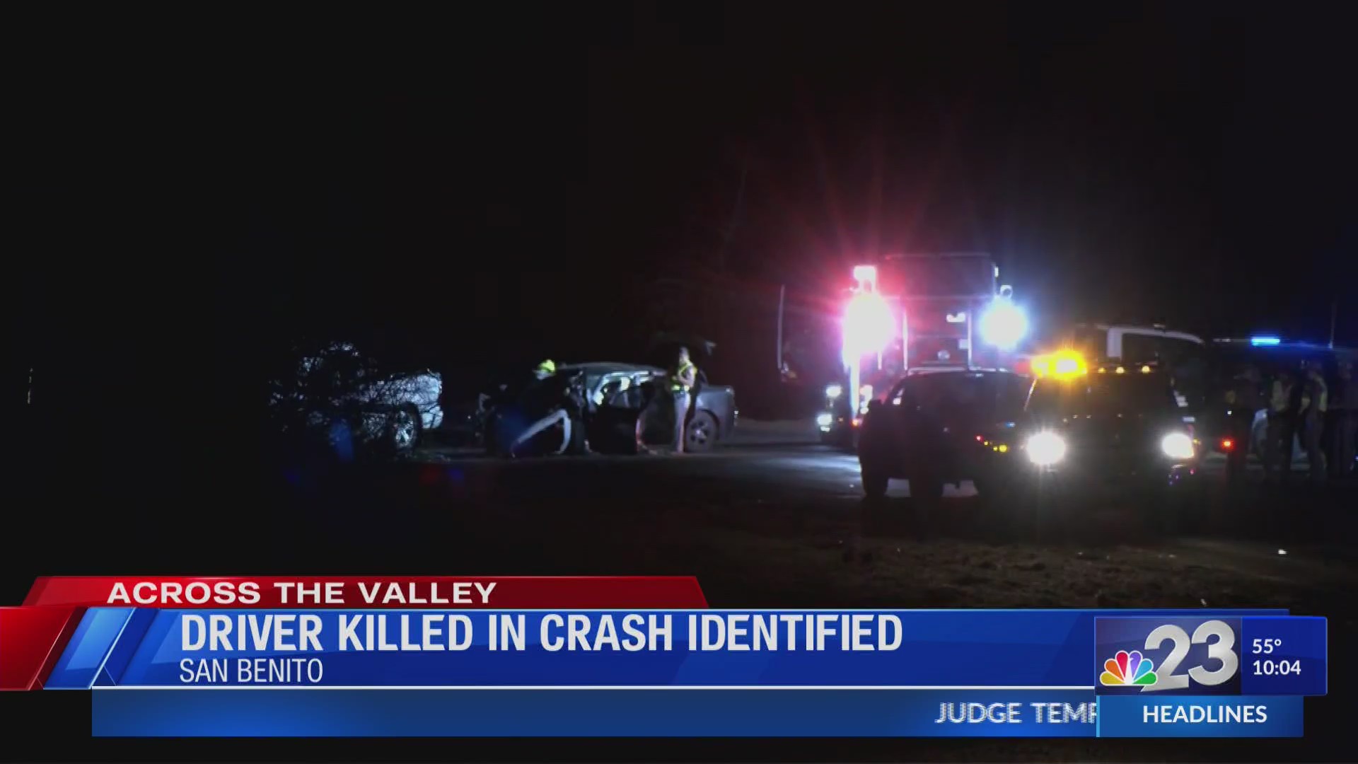 Brownsville man identified as victim in 3-vehicle overnight crash – KVEO-TV