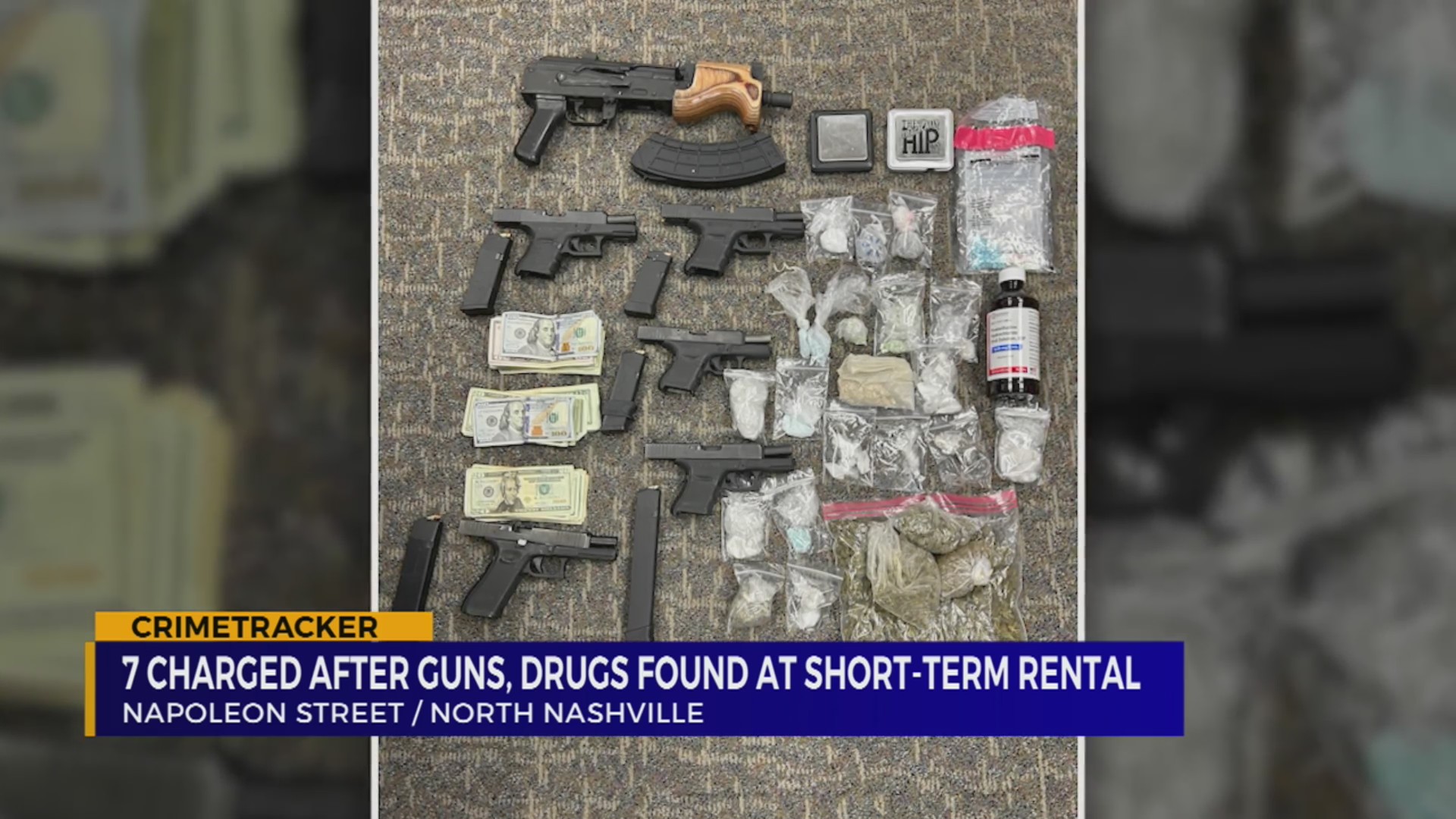 Seven charged after MNPD recovers guns, drugs – WKRN News 2