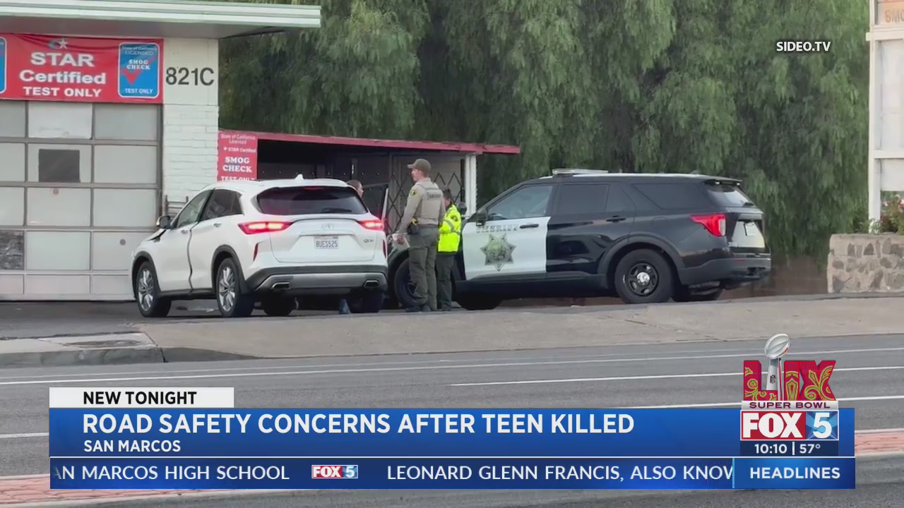 Road safety concerns after teen killed – FOX 5 San Diego & KUSI News