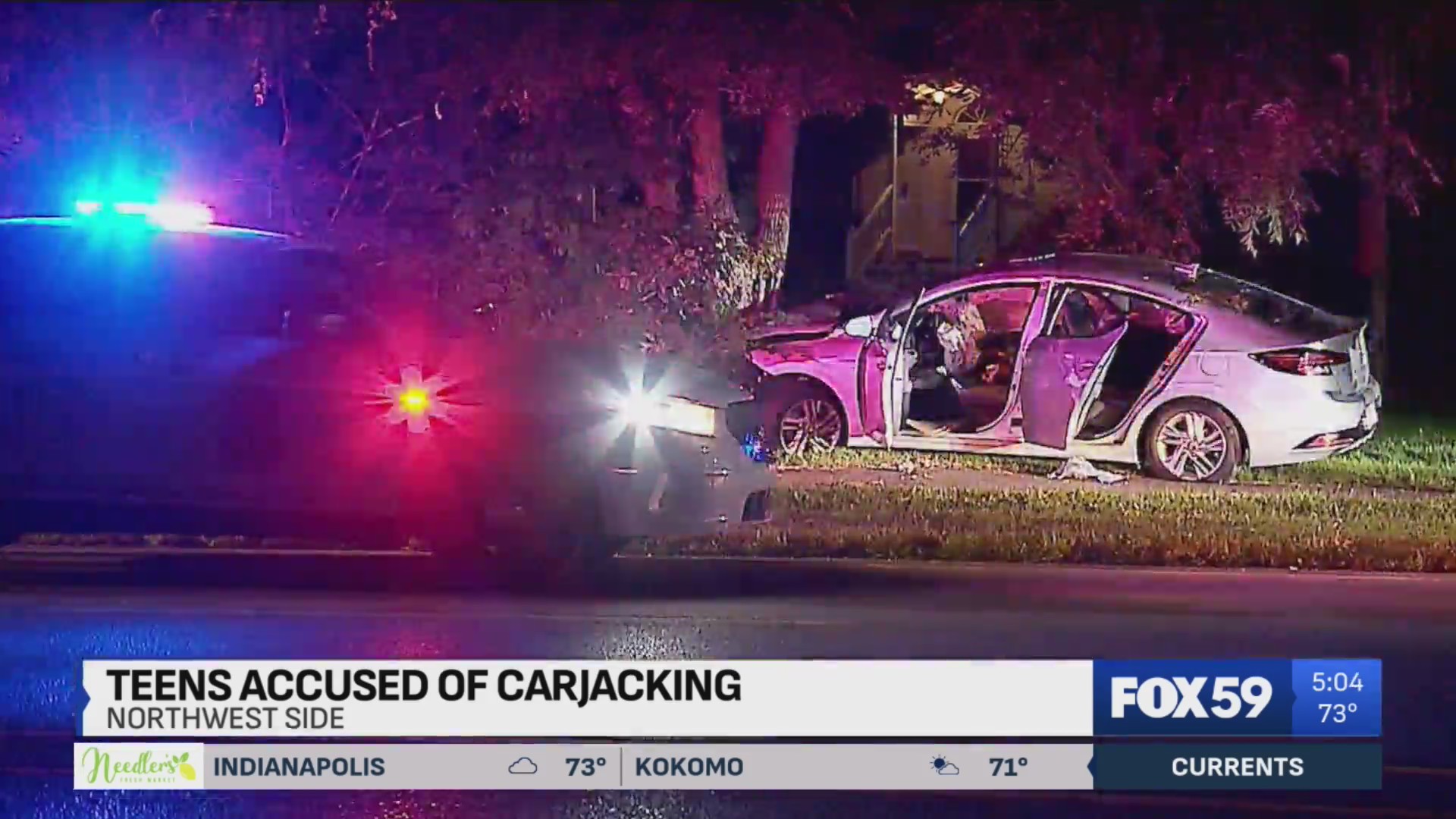 3 arrested after carjacking ends in crash on northwest side – Fox 59