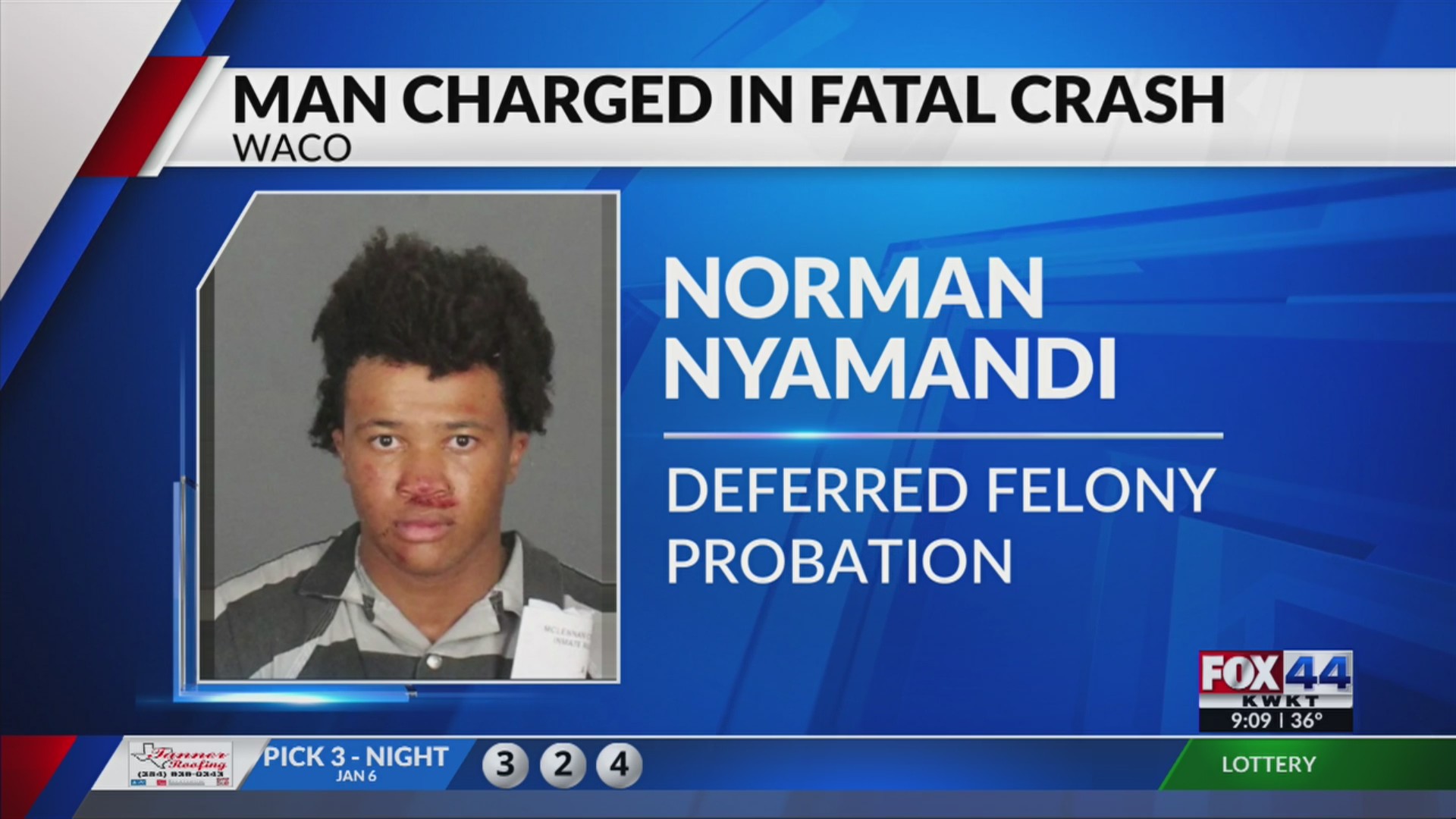Plea, sentencing in for man charged in fatal crash – KWKT – FOX 44