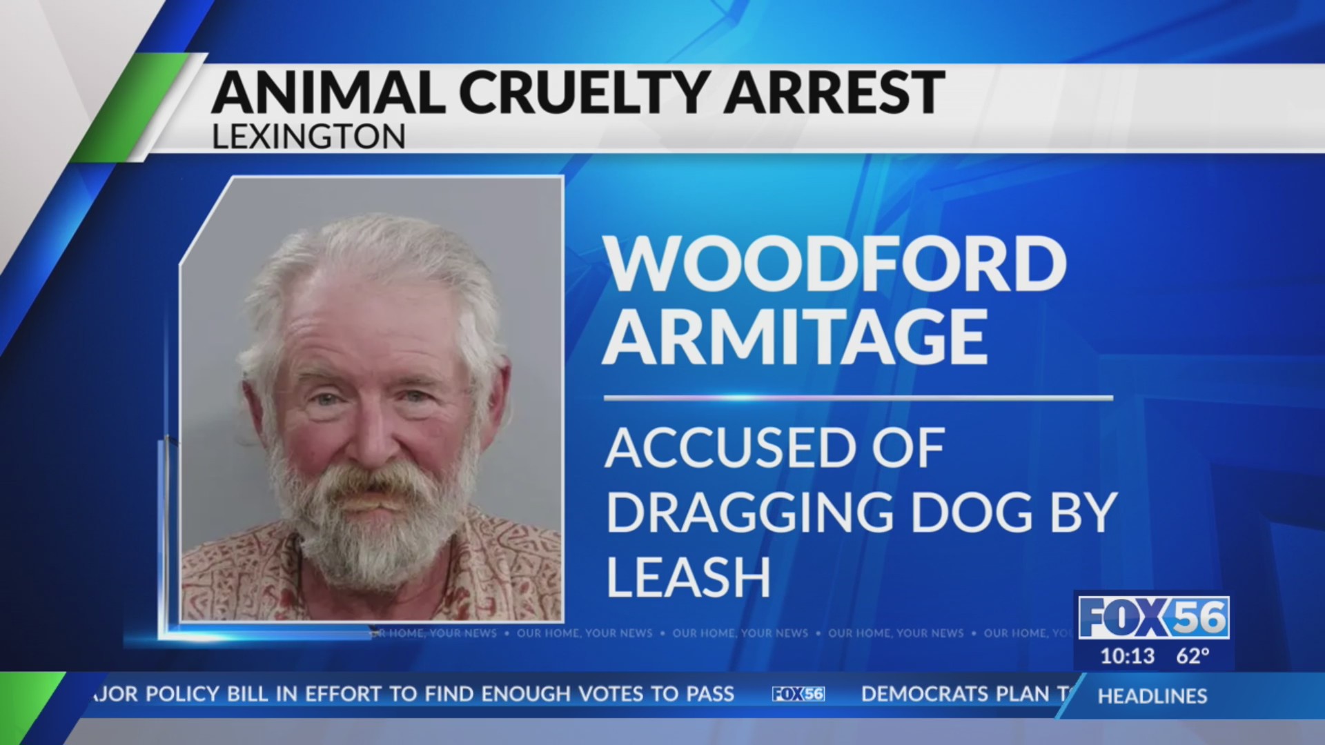 Lexington man accused of dragging dog by leash out of moving car – FOX ...
