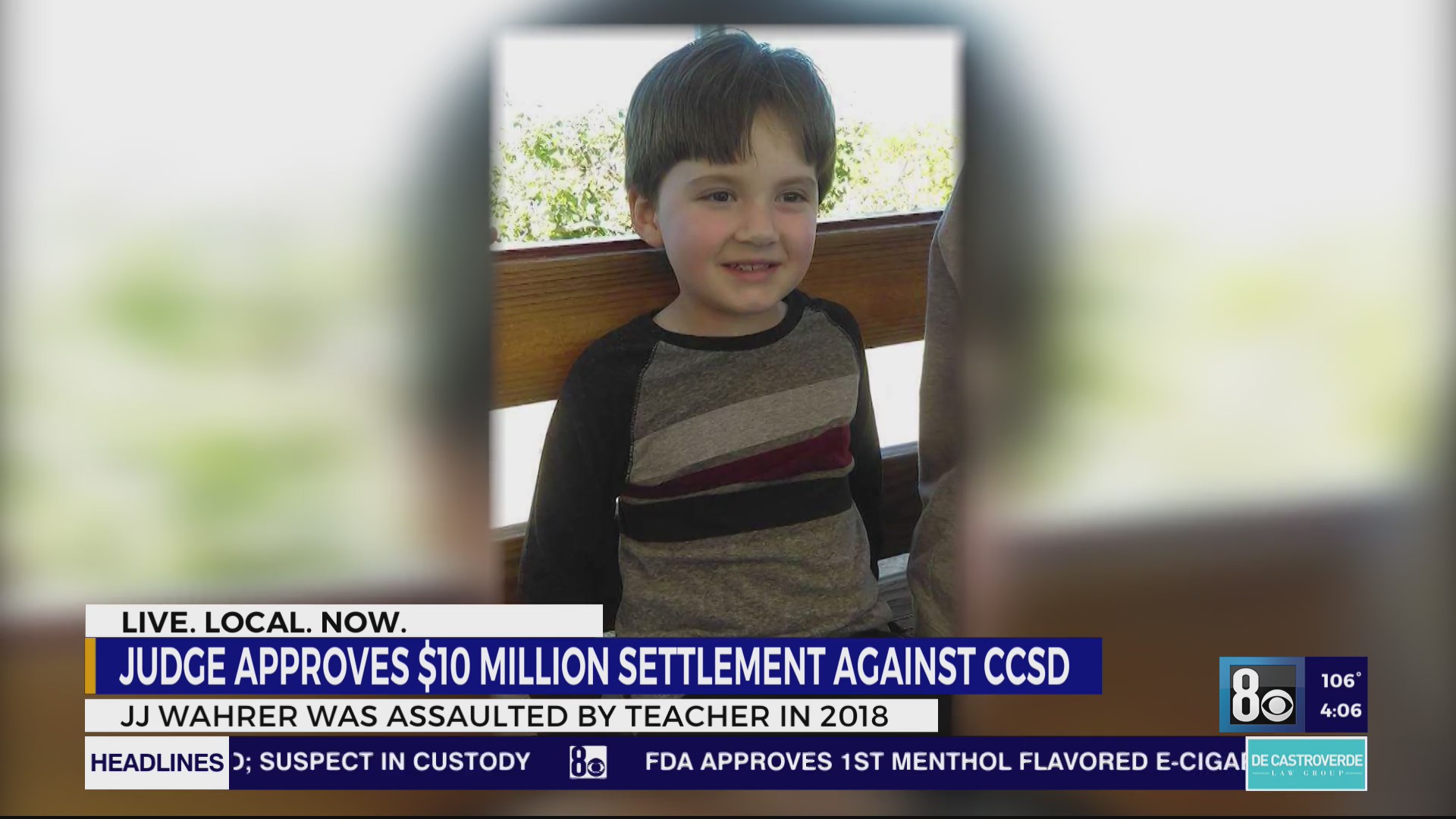 CCSD to pay $10M settlement after abuse of child with autism – KLAS