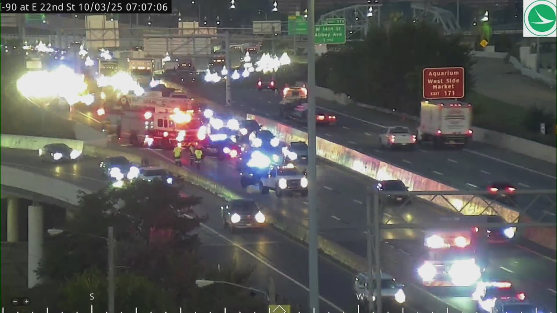 TRAFFIC ALERT: Two lanes of I-90 east blocked – Fox 8 Cleveland WJW