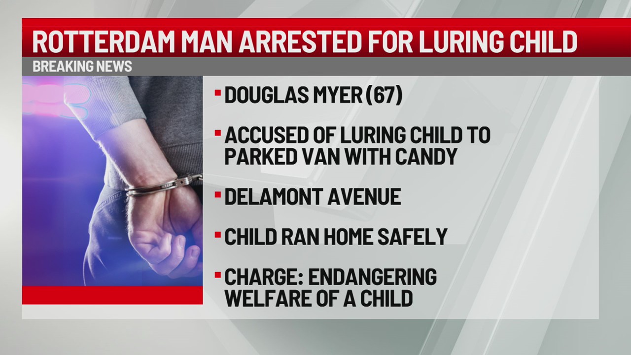 Rotterdam man arrested for luring child – NEWS10 ABC