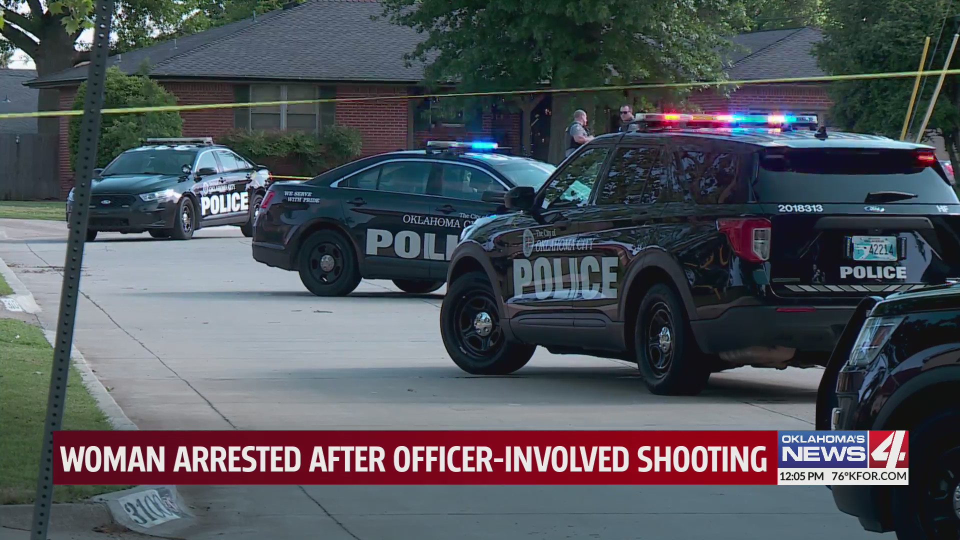 Woman arrested after officer-involved shooting in NW Oklahoma City ...