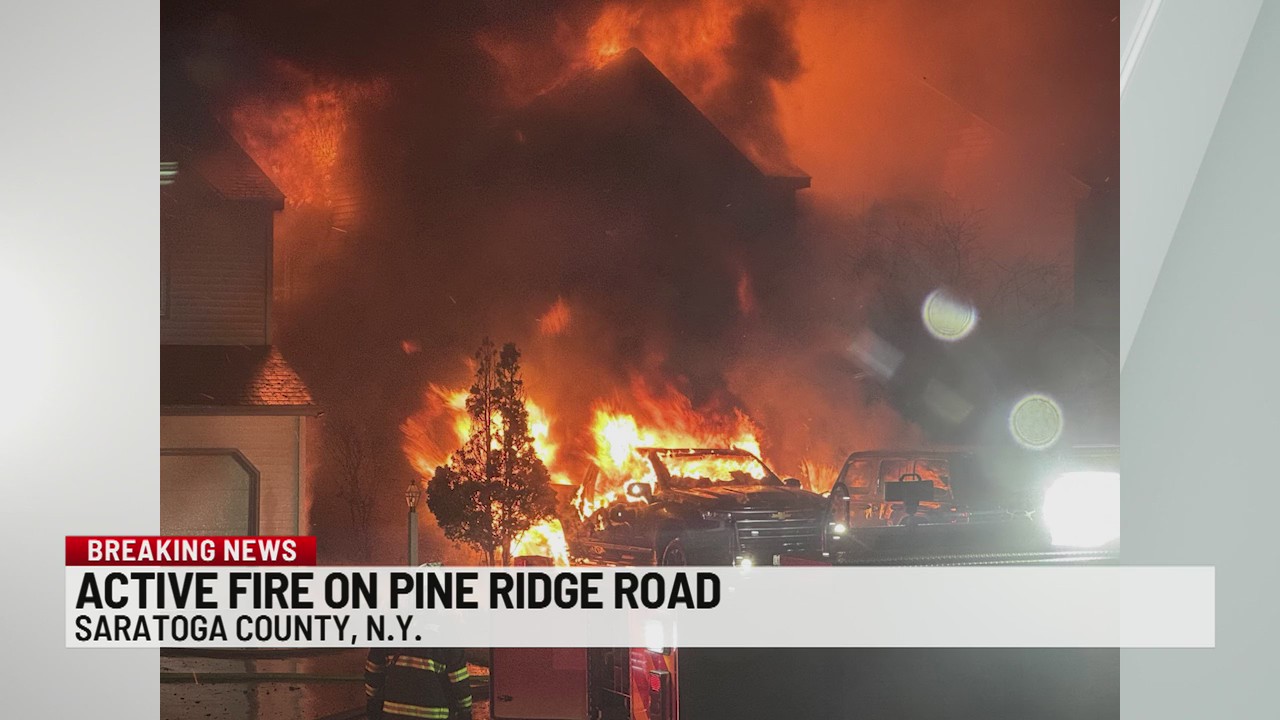 Crews battle active fire on Pine Ridge Road NEWS10 ABC