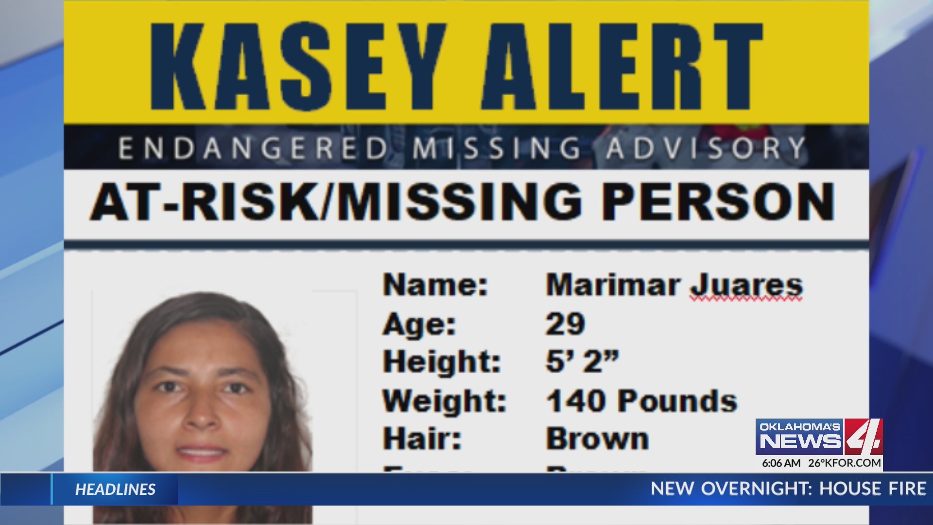 OHP issues Kasey Alert for missing woman last seen in Prague – KFOR.com ...