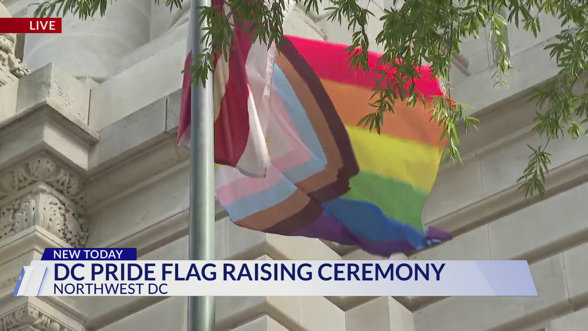 DC holds Pride flag raising ceremony – DC News Now | DC, Virginia ...