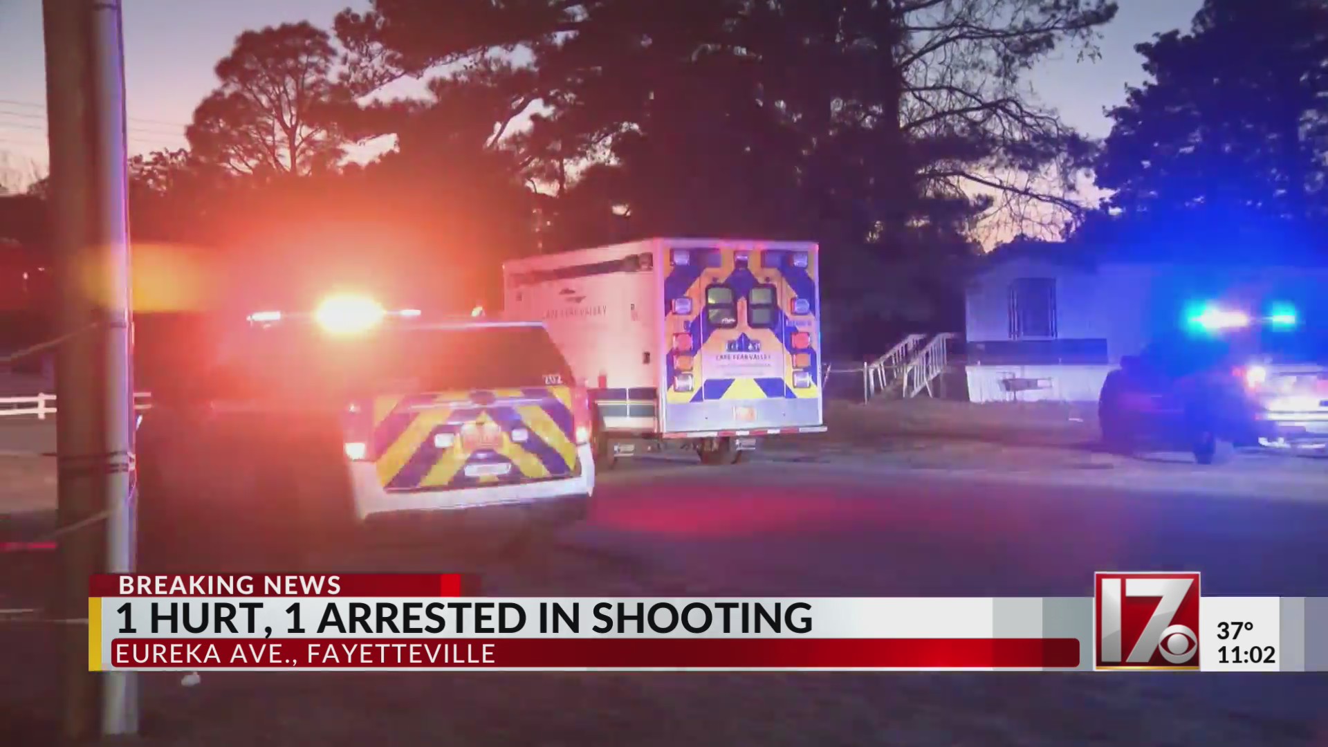 One hurt, one arrested in Fayetteville shooting – CBS17.com