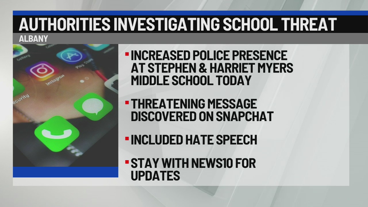School threat investigation underway – NEWS10 ABC