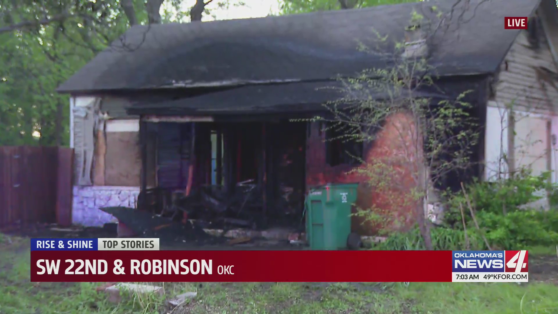 Fire crews knock down house fire in SW Oklahoma City – KFOR.com ...