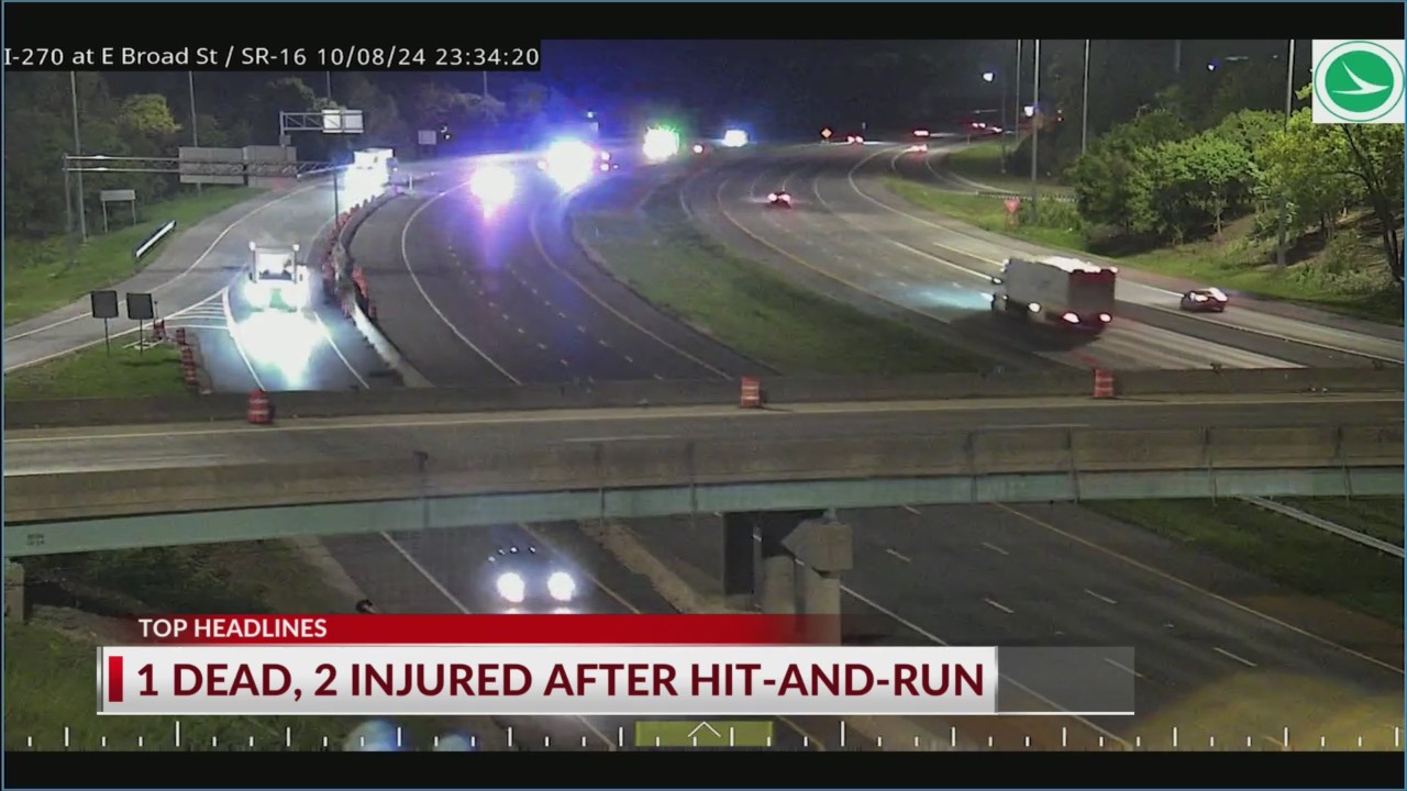 One dead, two injured after hit-and-run on I-270 South – NBC4 WCMH-TV