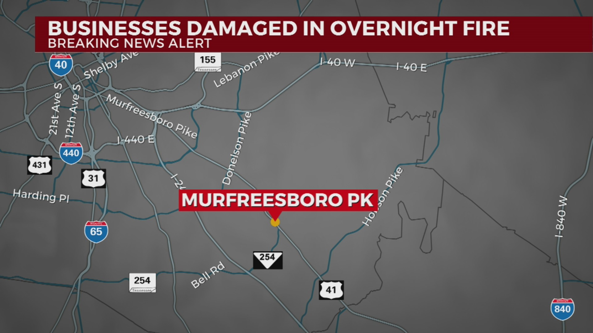Murfreesboro Pike businesses damaged in fire – WKRN News 2