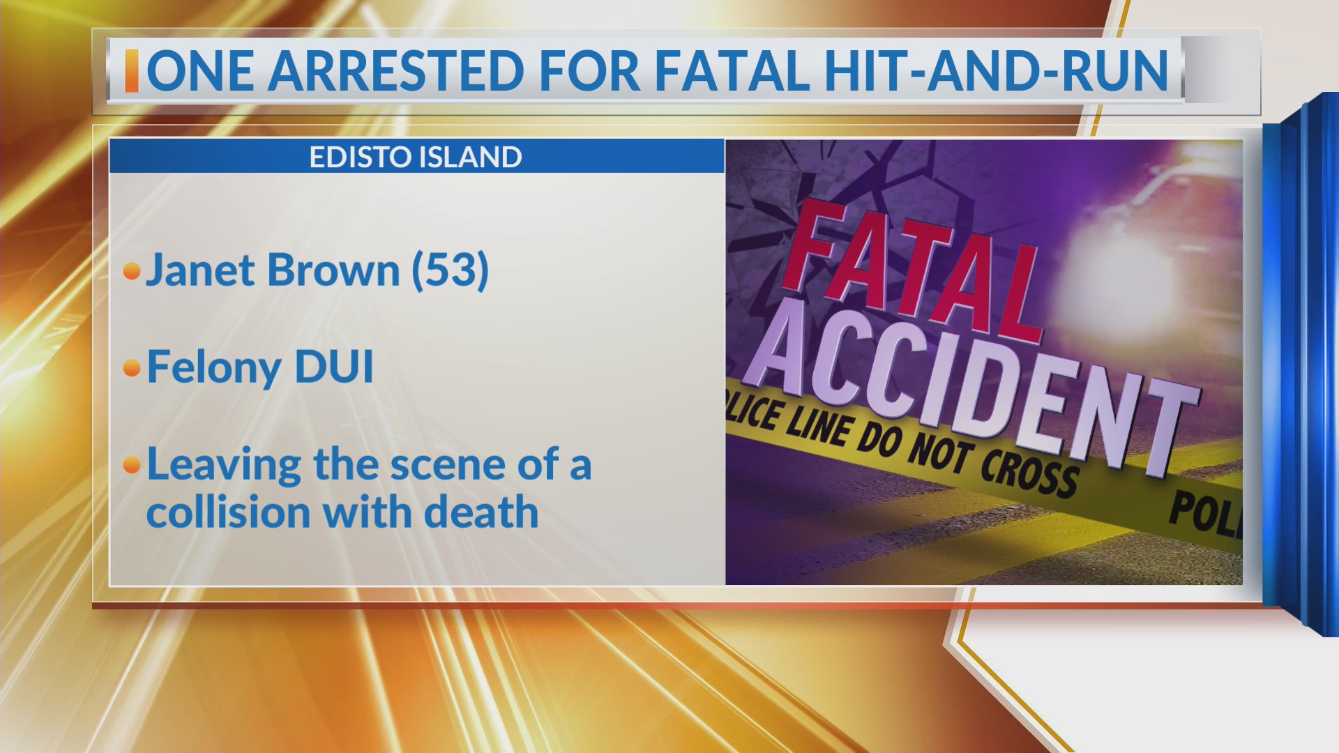 Woman arrested in deadly Edisto Island hit and run investigation – WCBD ...