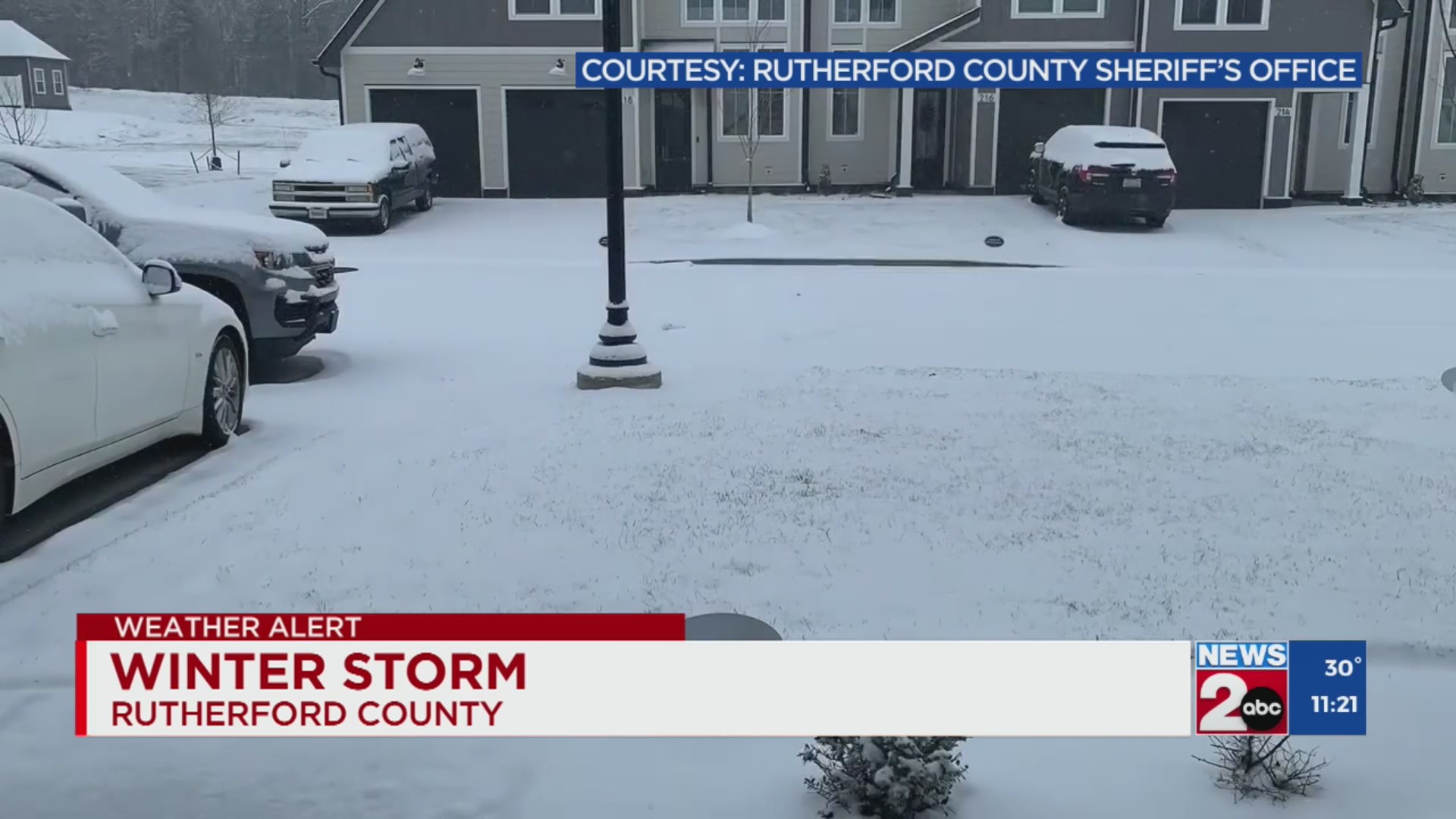 Time-lapse video captures winter storm moving in Rutherford County ...