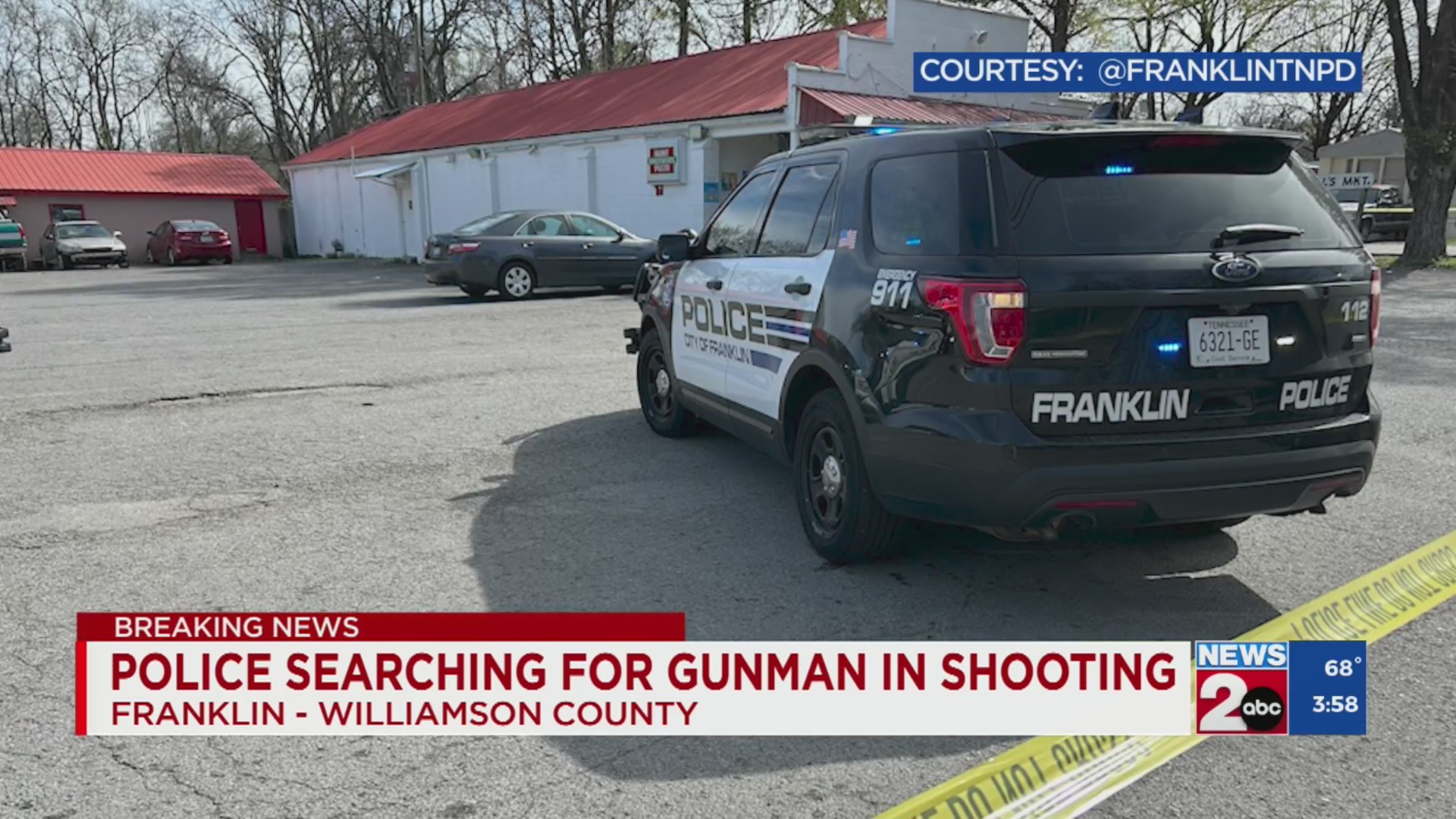 Franklin police searching for shooting suspect – WKRN News 2
