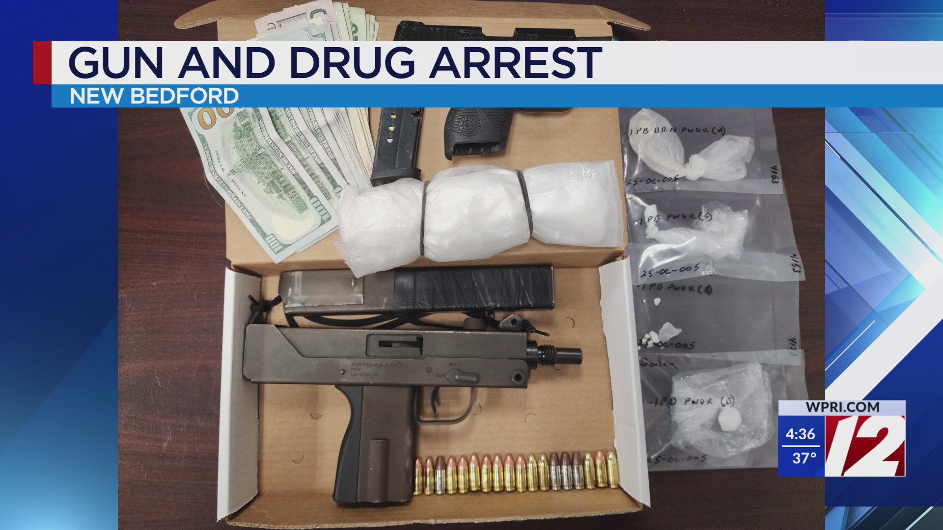 2 arrested after raid uncovers drugs, guns in New Bedford – WPRI.com