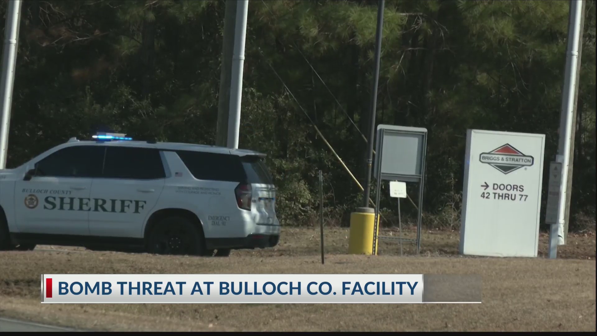 Bomb threat at Bulloch County manufacturer – WSAV-TV