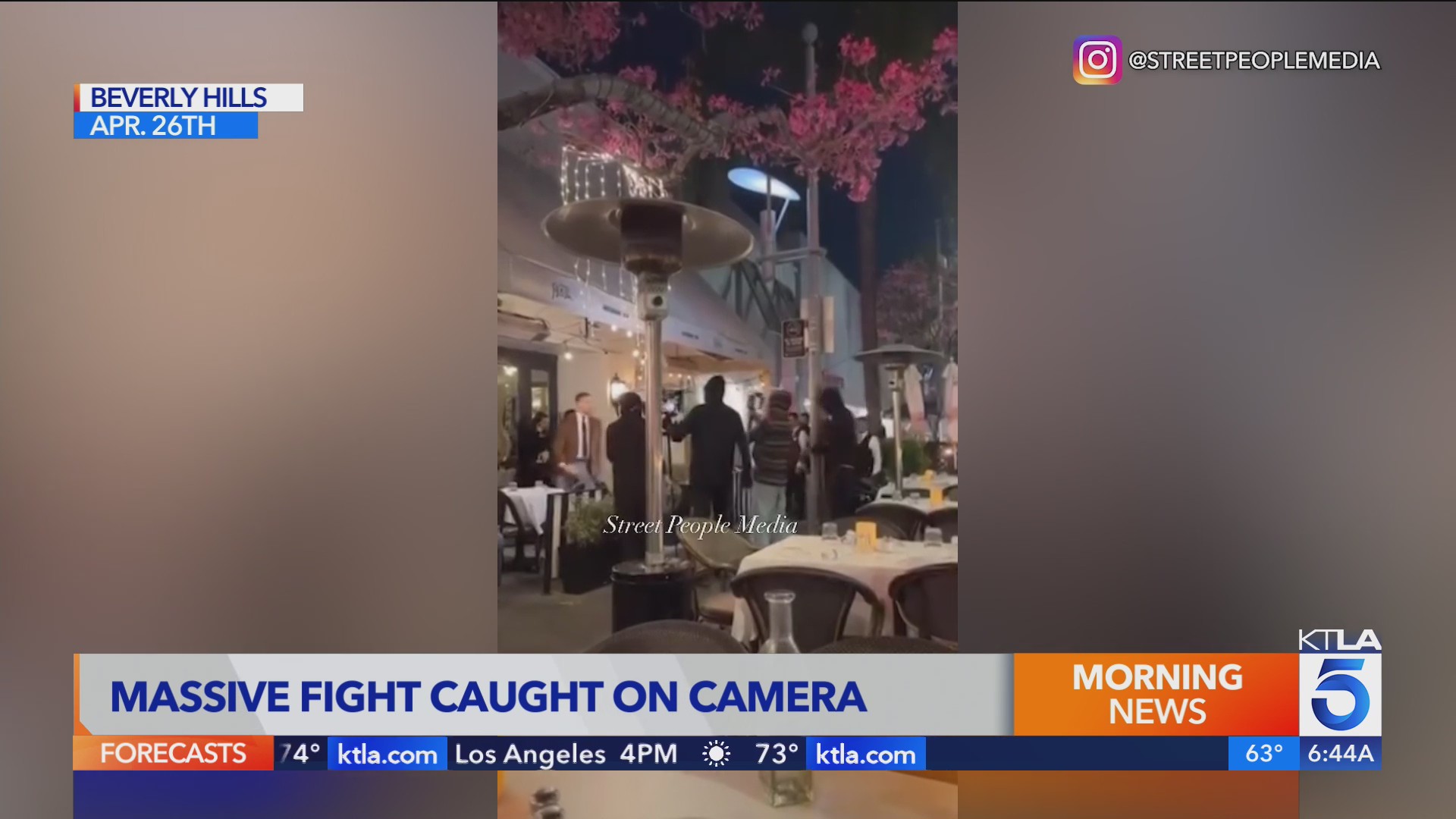 Beverly Hills restaurant responds to viral video of fight KTLA