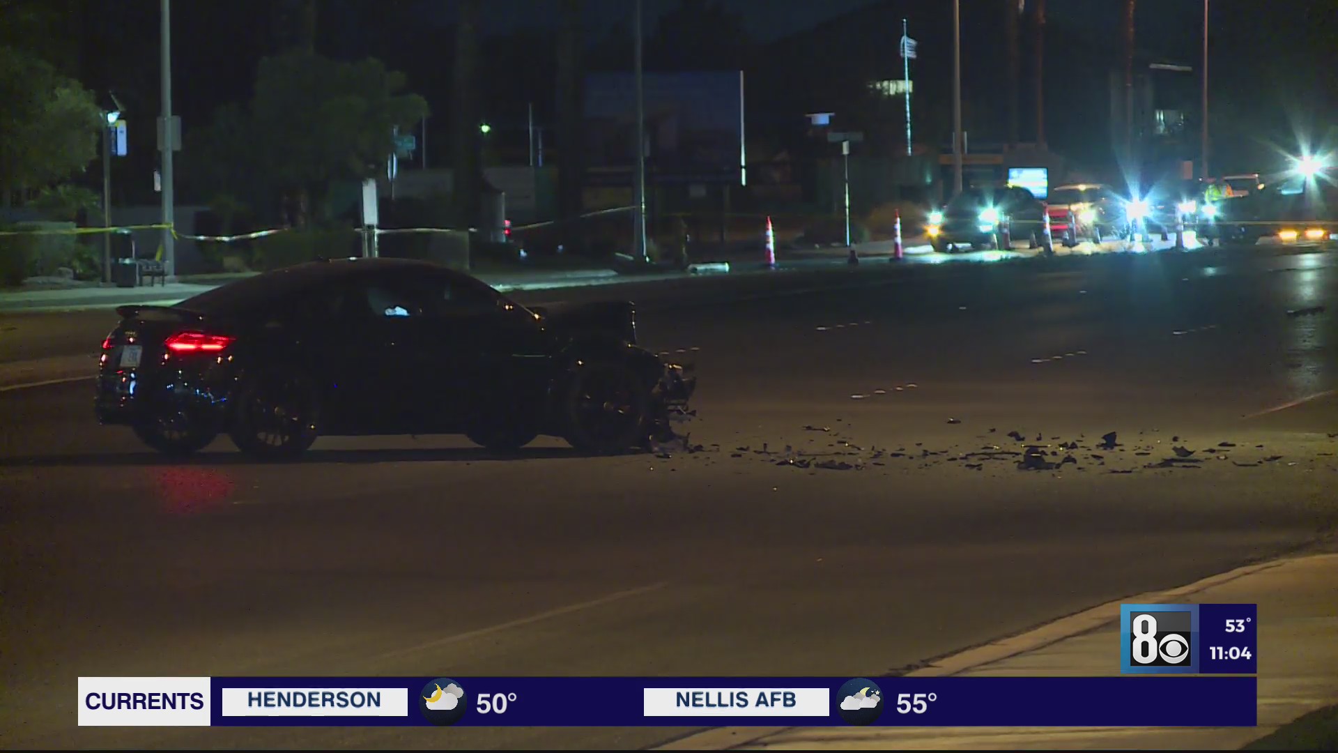 Pedestrian dead after 2-vehicle crash in west Las Vegas valley – KLAS