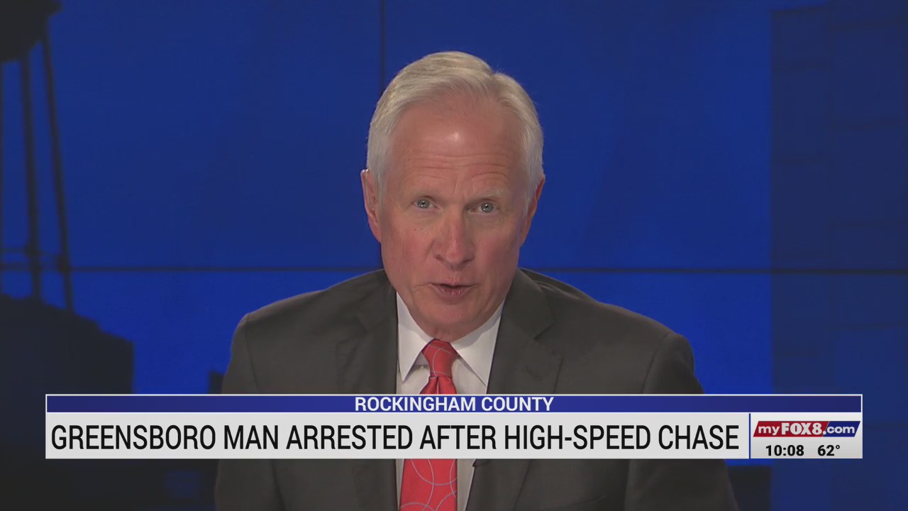 Greensboro man arrested after high-speed chase, deputies say – FOX8 WGHP