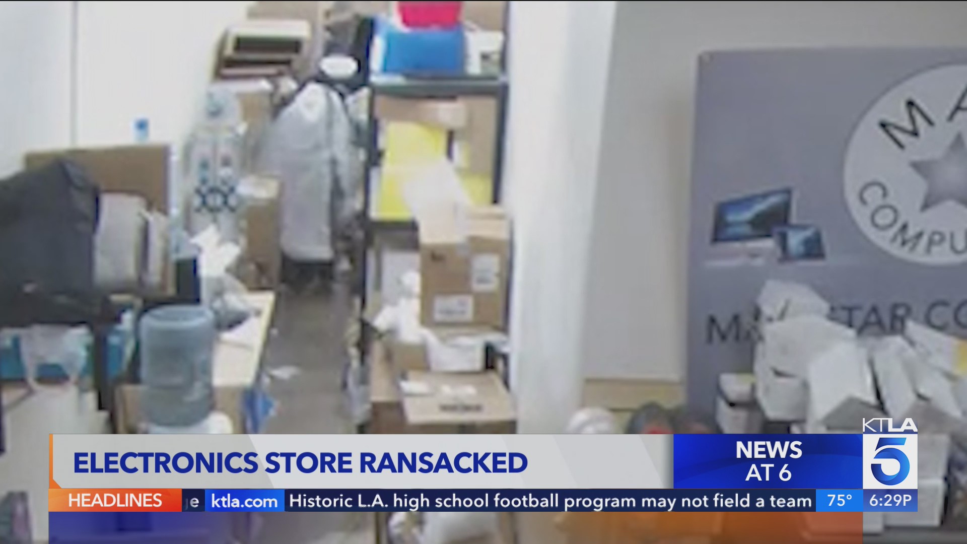 Orange County electronics store ransacked by thieves KTLA